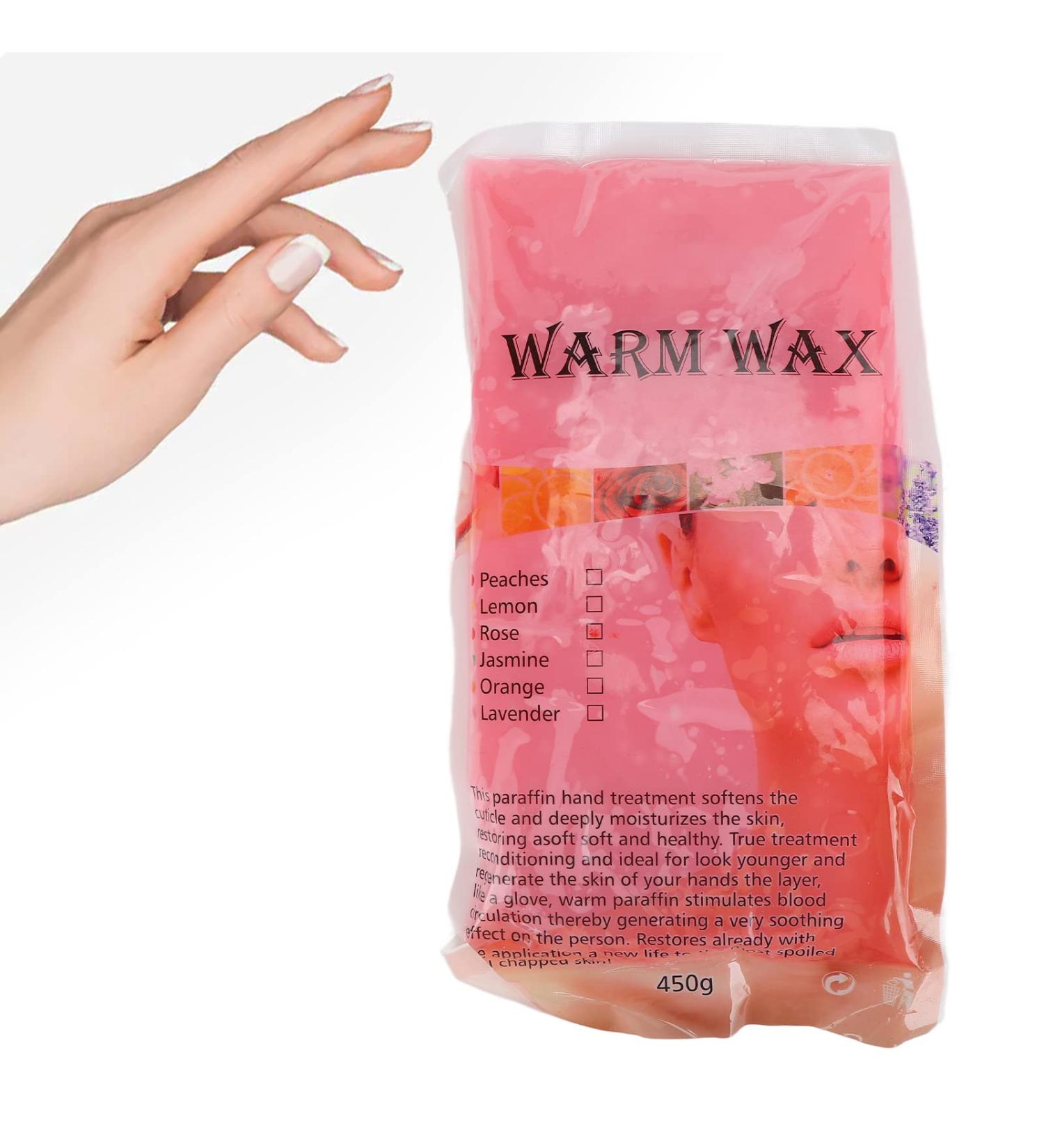 450g Paraffin Wax Refills - Relieve Arthritis Pain, Hydrate Skin - Rose Scented for SPA and Home - Buy Online on GoSupps.com