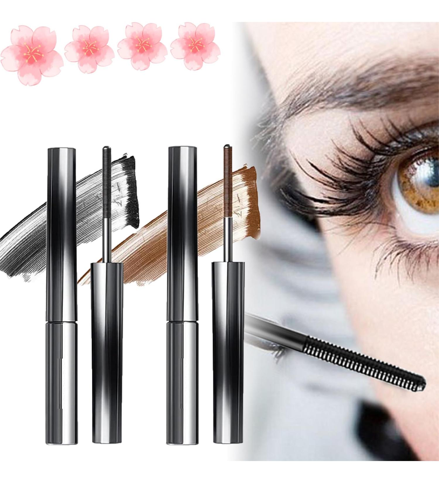 Olivia Blaire Iron Wand Mascara Vervaci Iron Rod Mascara Nour Iron Wand Mascara Waterproof Metal Rod Metal Wand Mascara Bristle Less Metal Mascara Curling Eyelash Metal Mascara (2*Mix) - Buy Online on GoSupps.com