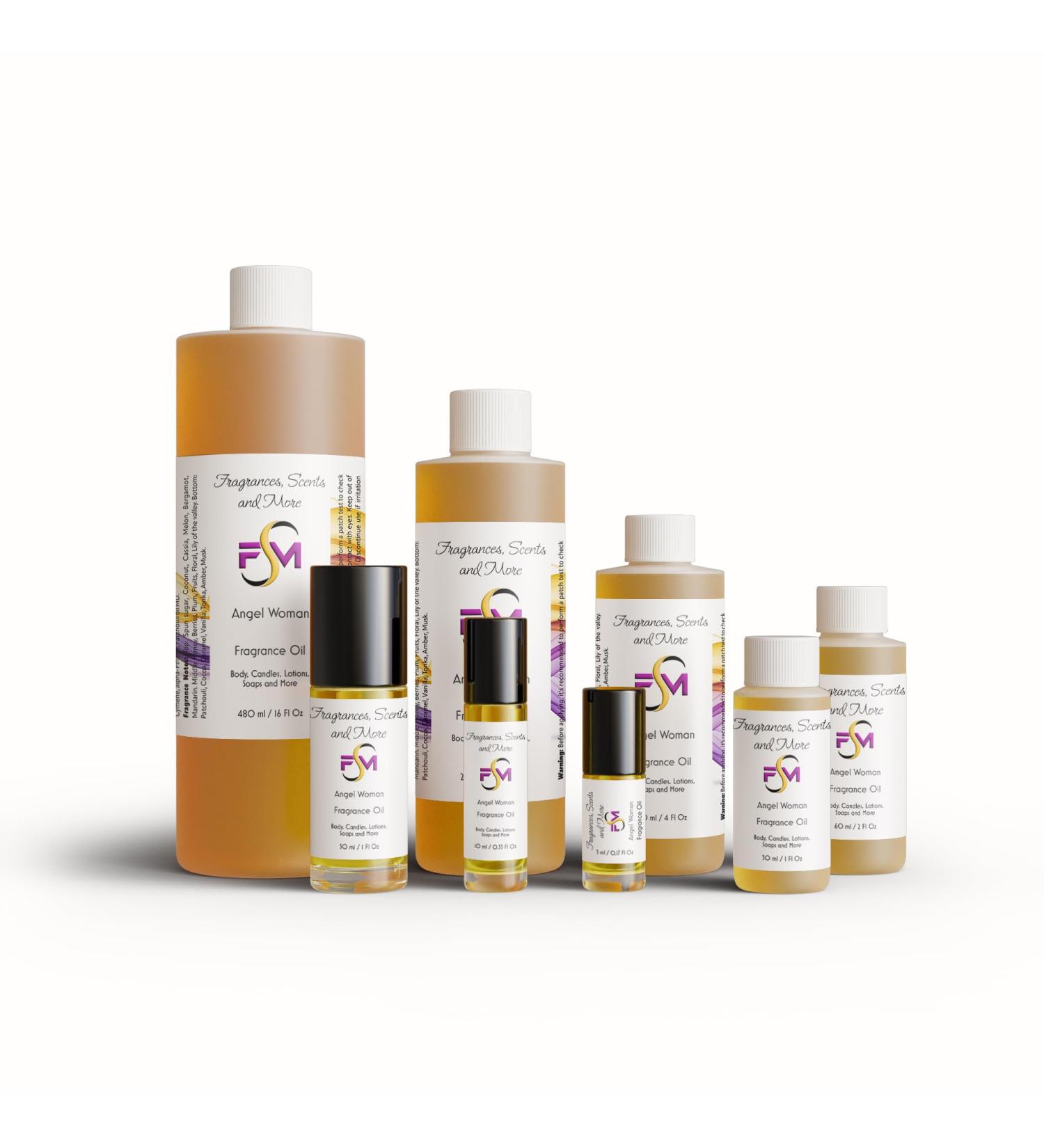 Buy Angel Woman Fragrance Oil - 3 Pack of 10ml Glass Roll-On Bottles | International Shipping Available - Buy Online on GoSupps.com