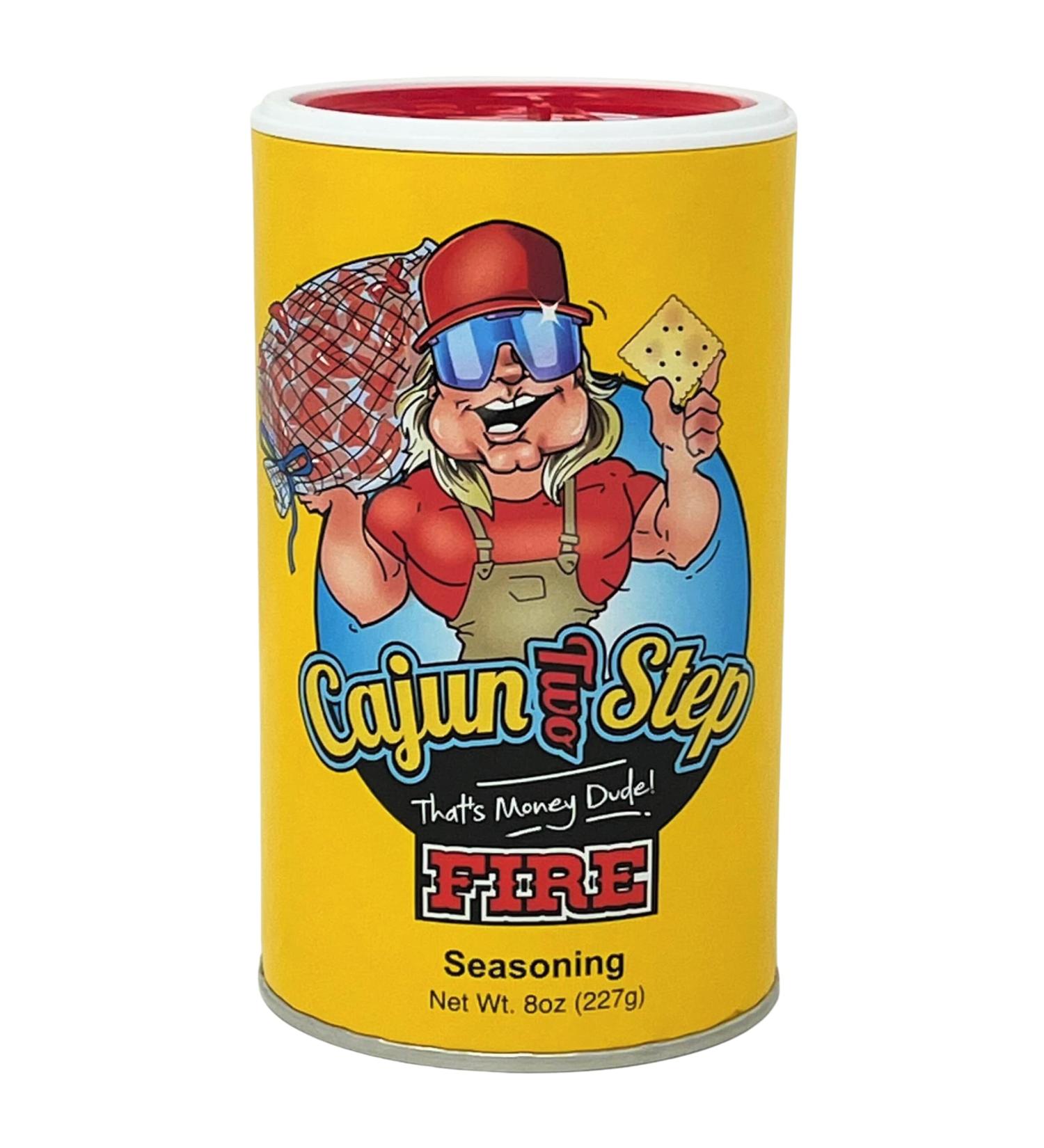 Cajun Two Step Fire Seasoning - StaleKracker 8 oz - Buy Online on GoSupps.com