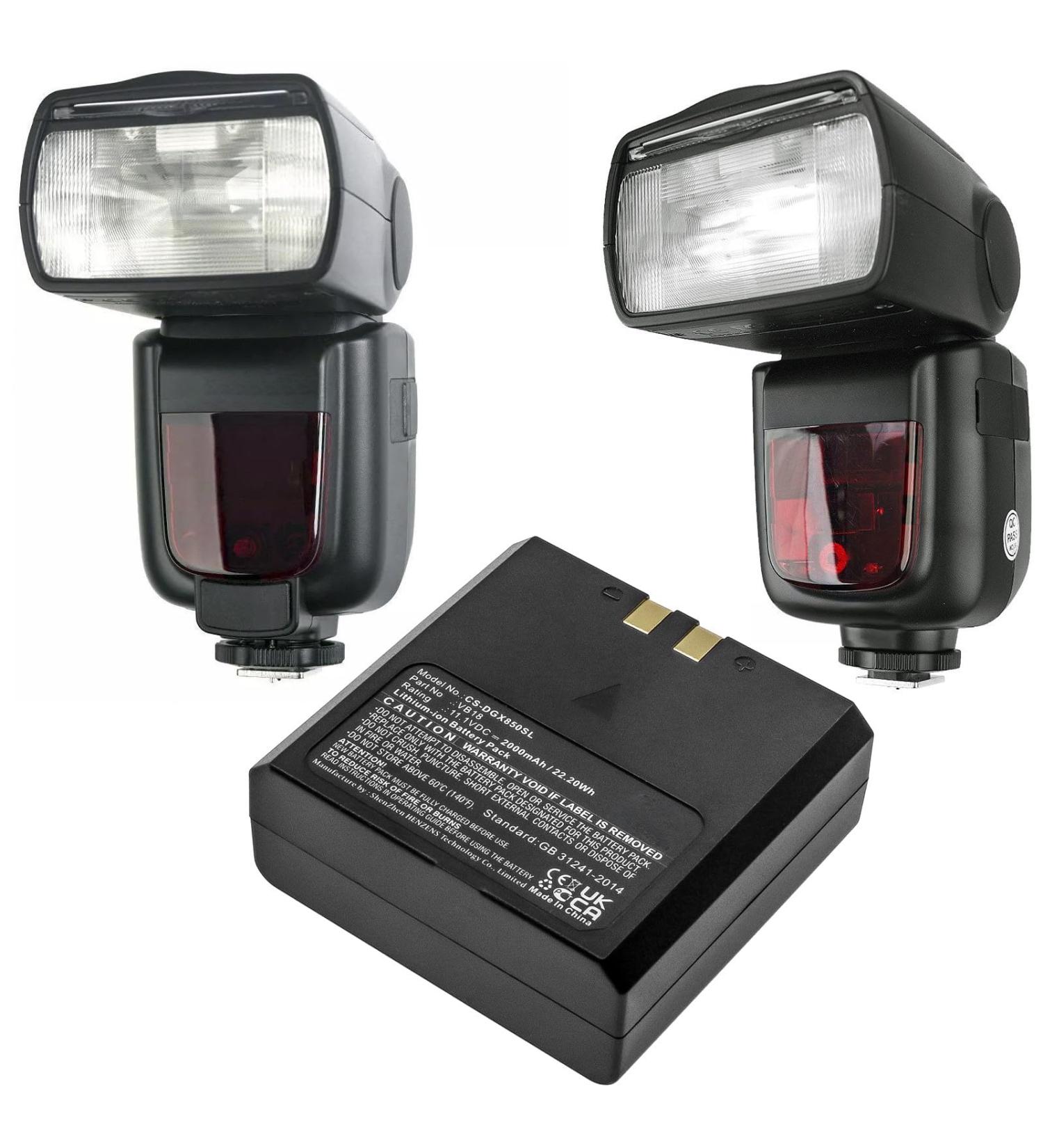 Flashpoint VB-18 Zoom Li-ion Flash Battery Replacement - FPLFSMZLRB TTL Compatible - Buy Online on GoSupps.com