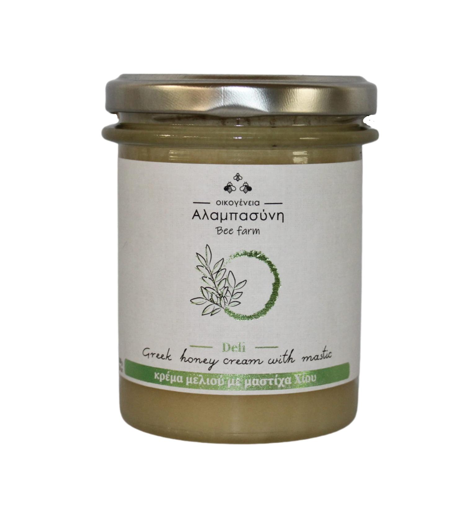 Alabasinis Honey Cream with Mastic 250g - Chios Mastic Infused Dessert Spread - Buy Online on GoSupps.com