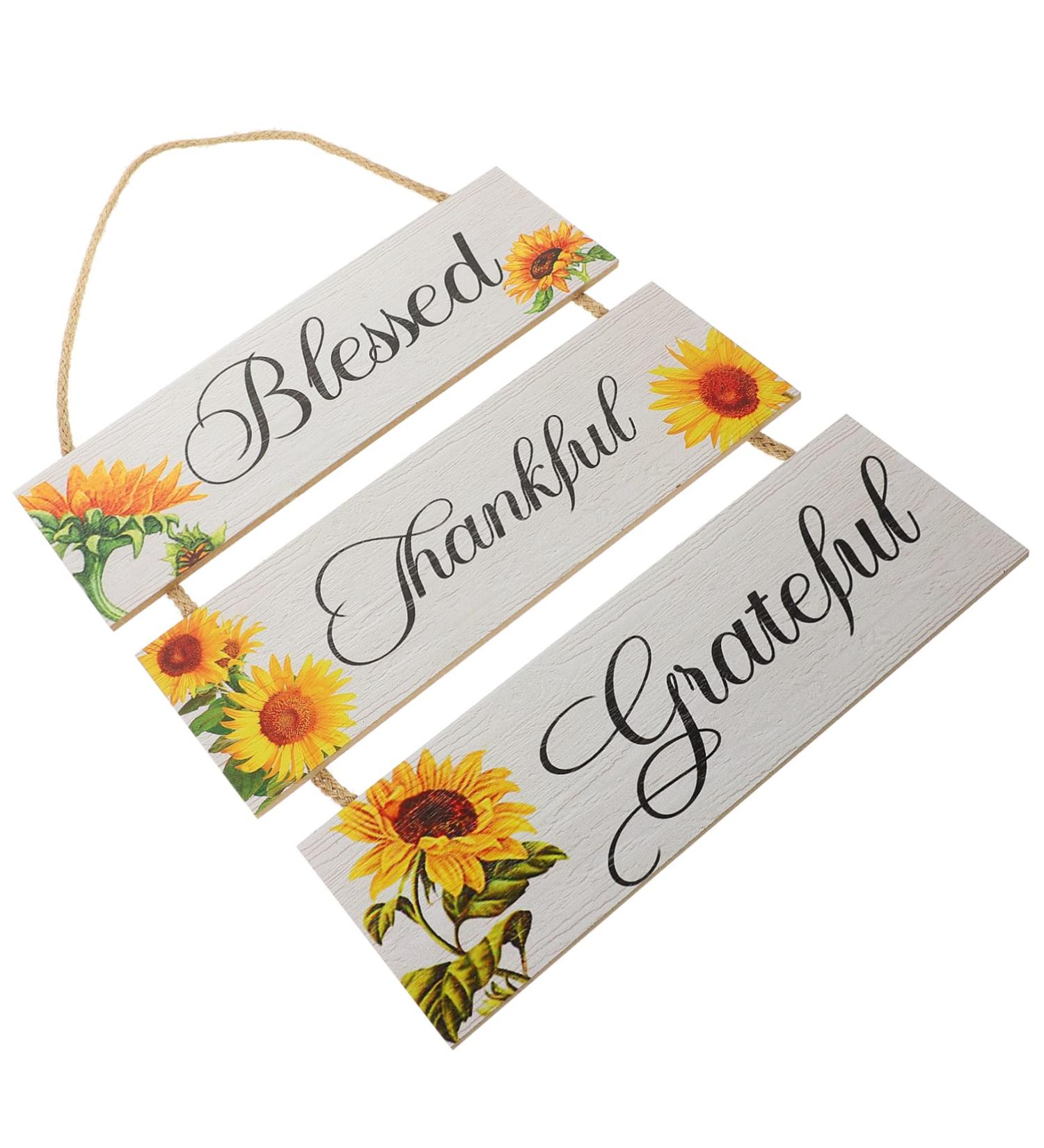 ABOOFAN Sunflower Wood Listing Ornament Wall Decorations Sunflower Decor for Bedroom Wooden - Buy Online on GoSupps.com