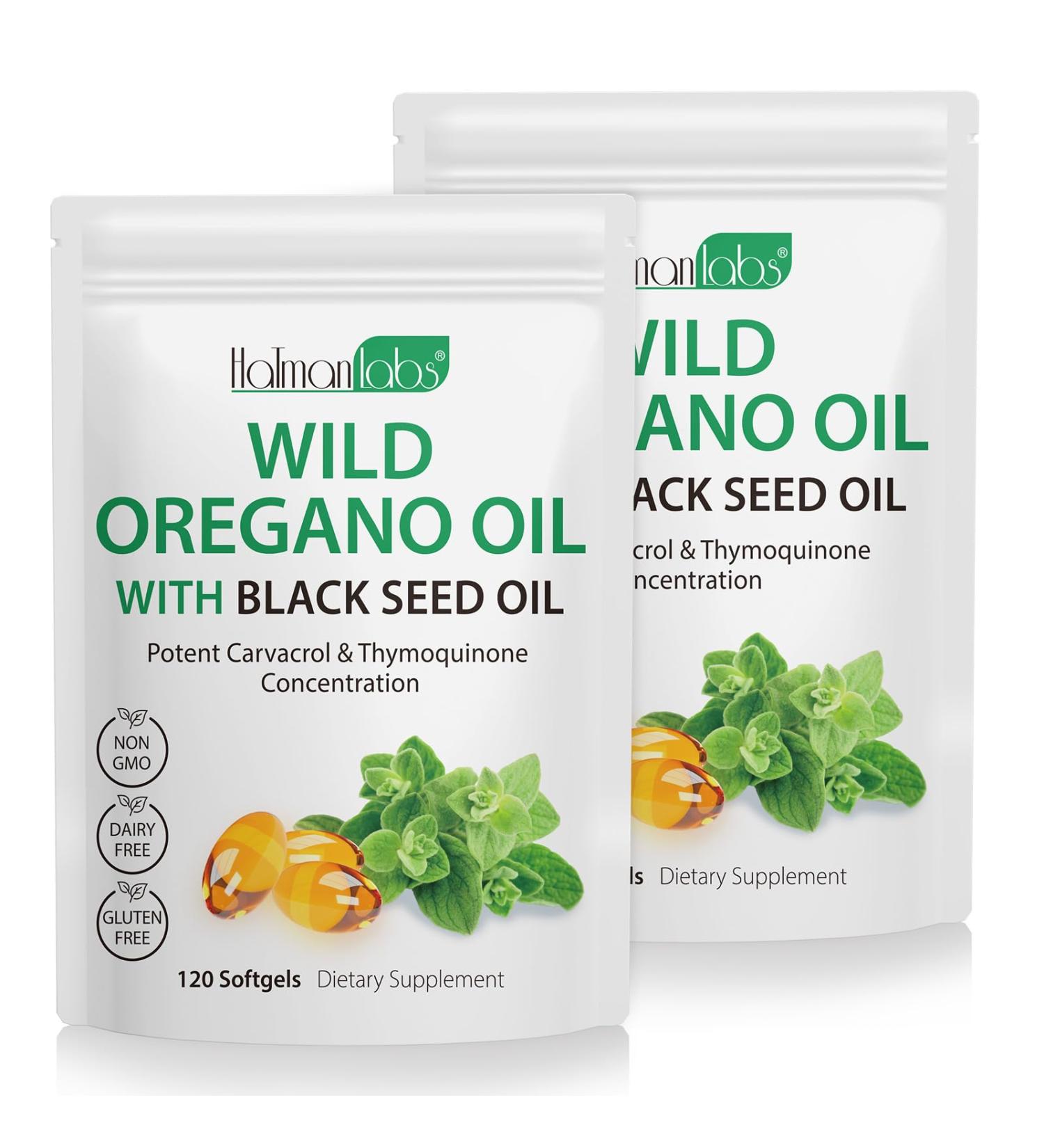 MXCZBSM Oregano Oil Capsules Organic 2 in 1 Oil of Oregano with Black Seed Oil 240 Count Oregano Oil Supplement Capsules Organic Oil of Oregano Extract Non-GMO Gluten Free - Buy Online on GoSupps.com