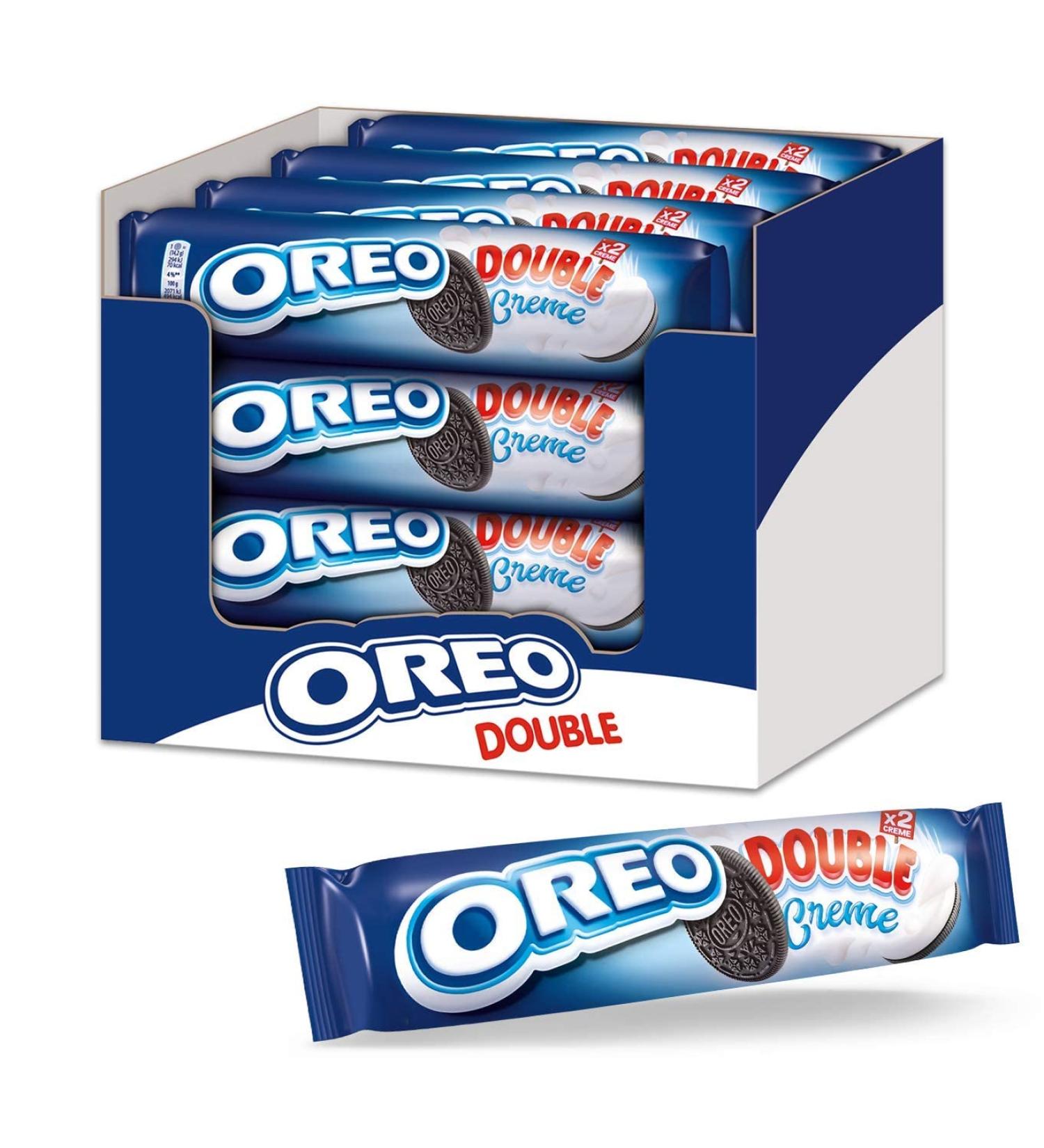 OREO Double Stuff Cocoa and Vanilla (12 x 185 g) 185 g double layer cream