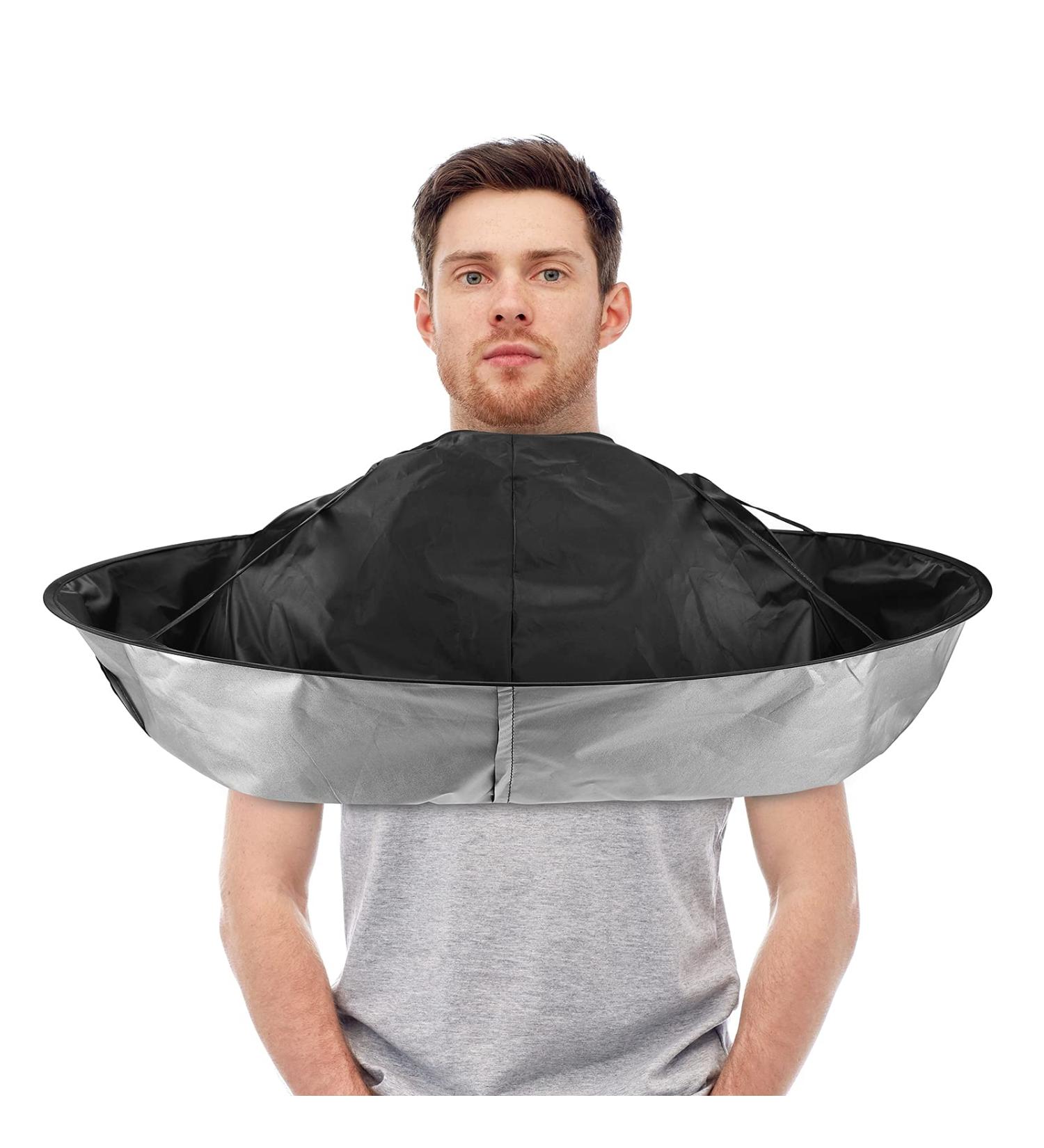 Friseur Walls Hair Cutting Clasp Umbrella | Waterproof & Foldable Hairdressing Cloak with Velcro Fastener (70cm) - Perfect for Hair Styling Cuts & Colors - Buy Online on GoSupps.com