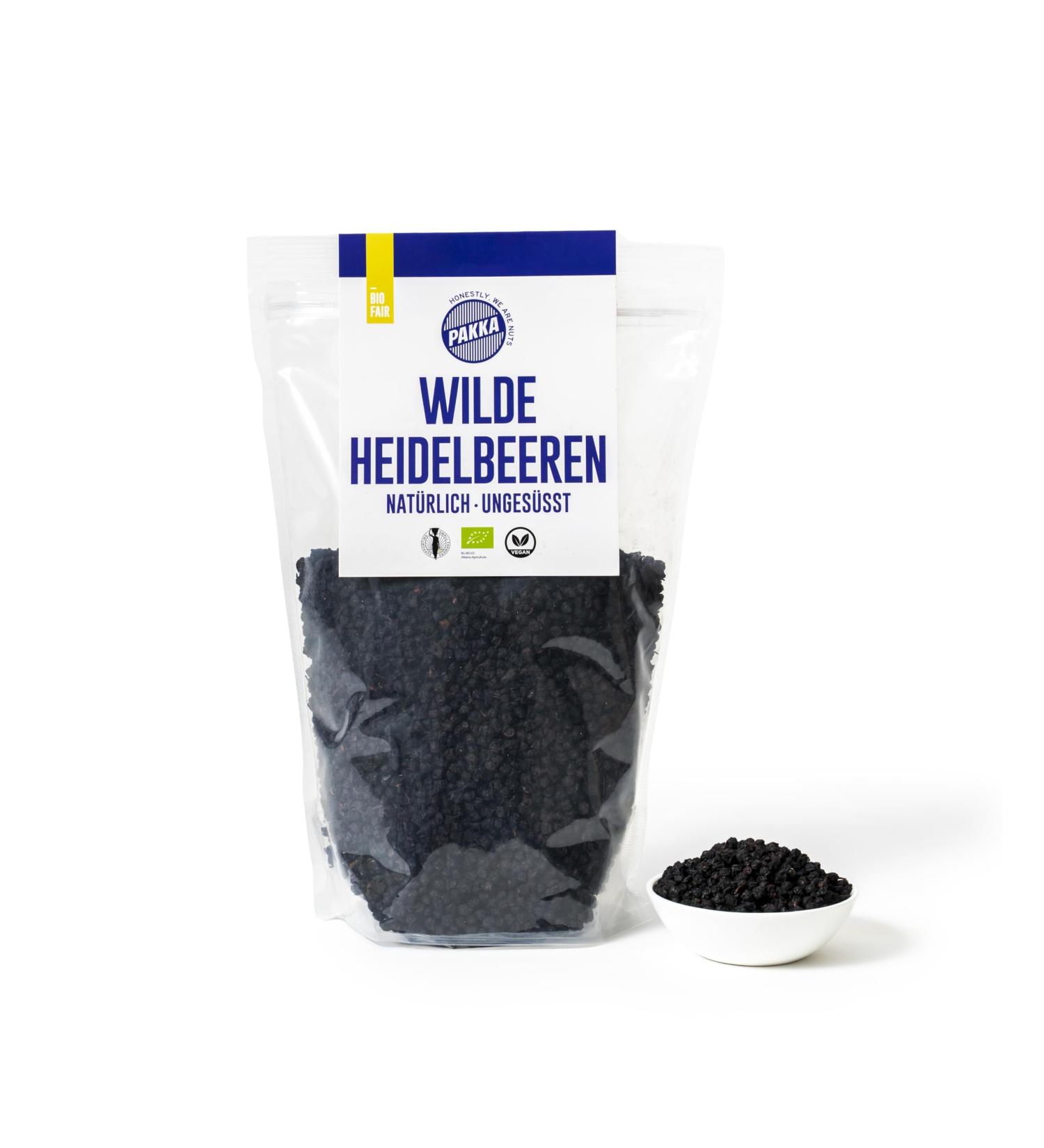 PAKKA Myrtilles s ch es bio naturelles et non trait es crues tendres et friables sans soufre provenant de petits agriculteurs des montagnes des Balkans v ganes (125 g) - Buy Online on GoSupps.com