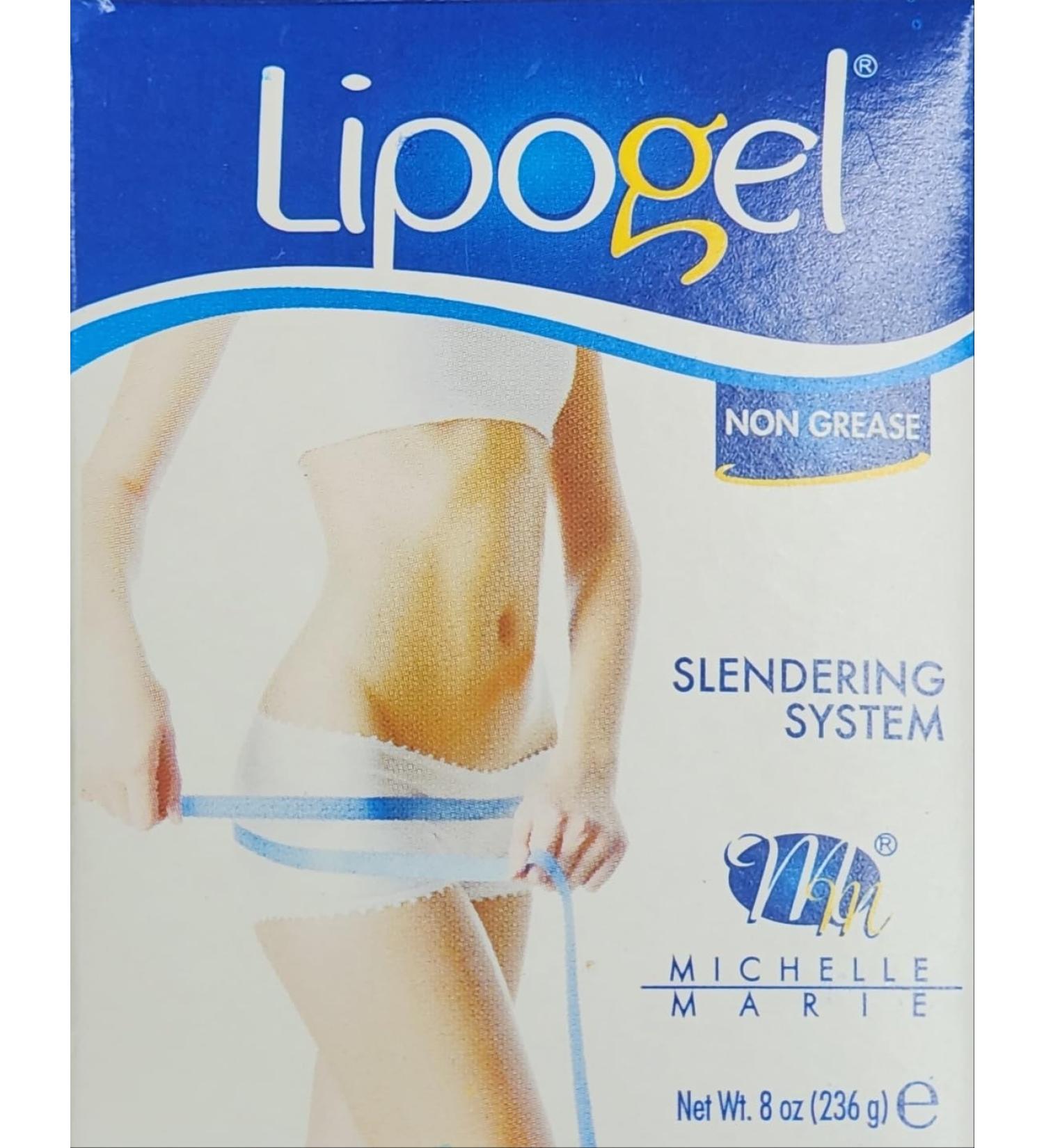 Lipogel Caffeine Slimming & Slendering System Cream 8 Oz. Pack of 2