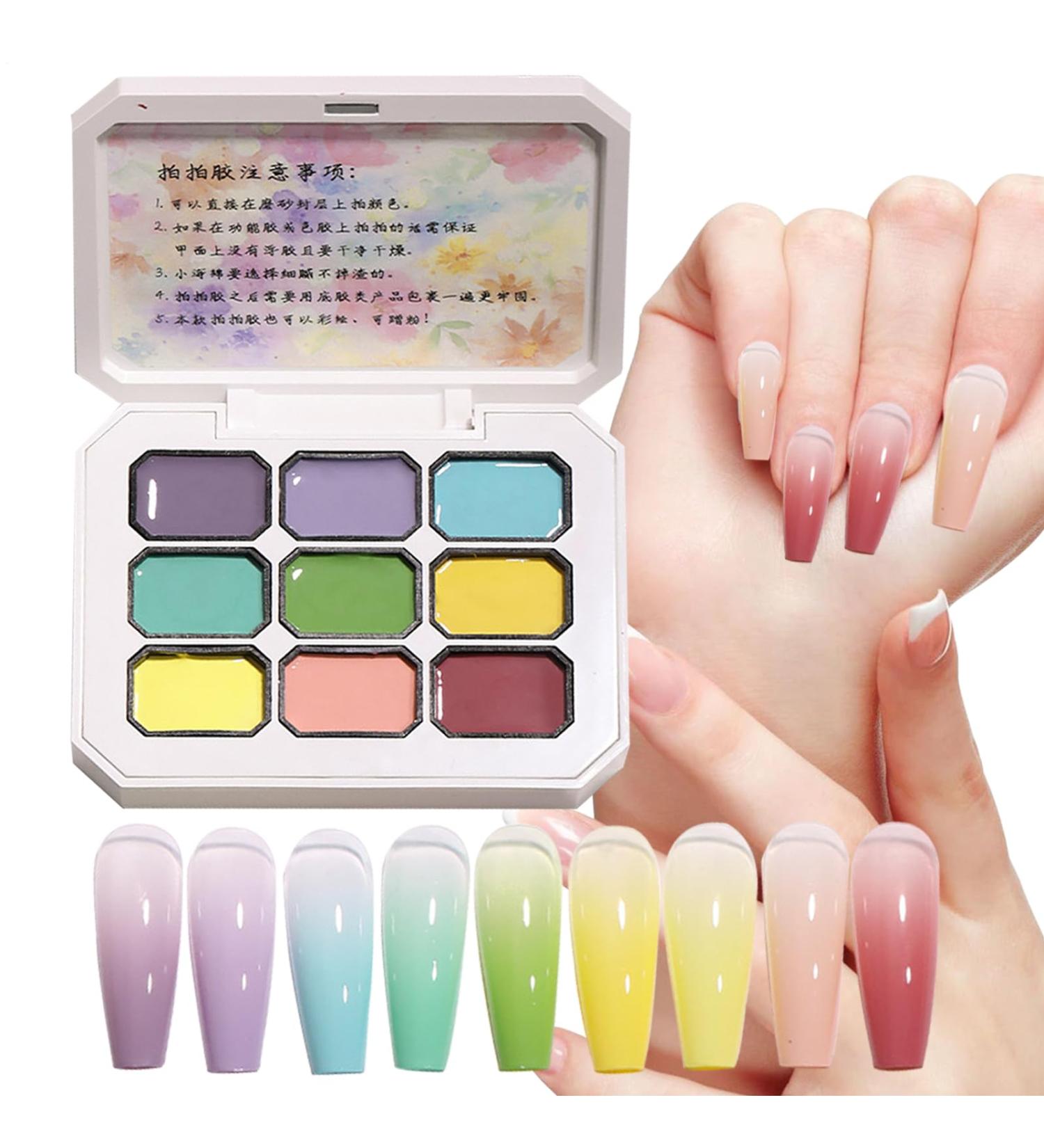 Paint Gel - Vibrant Polish Kit Artistic Nail Paint | Rich Texture Modeling Paste Manicure Shade Cream 3D Drawing Color Compound Brush Application Solution for Nails - Buy Online on GoSupps.com