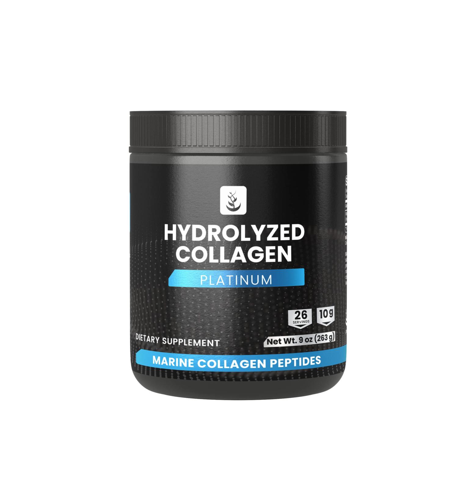 PURE ORIGINAL INGREDIENTS Hydrolyzed Marine (Fish) Collagen 9 oz Always Pure No Fillers 9 Ounce (Pack of 1) - Buy Online on GoSupps.com
