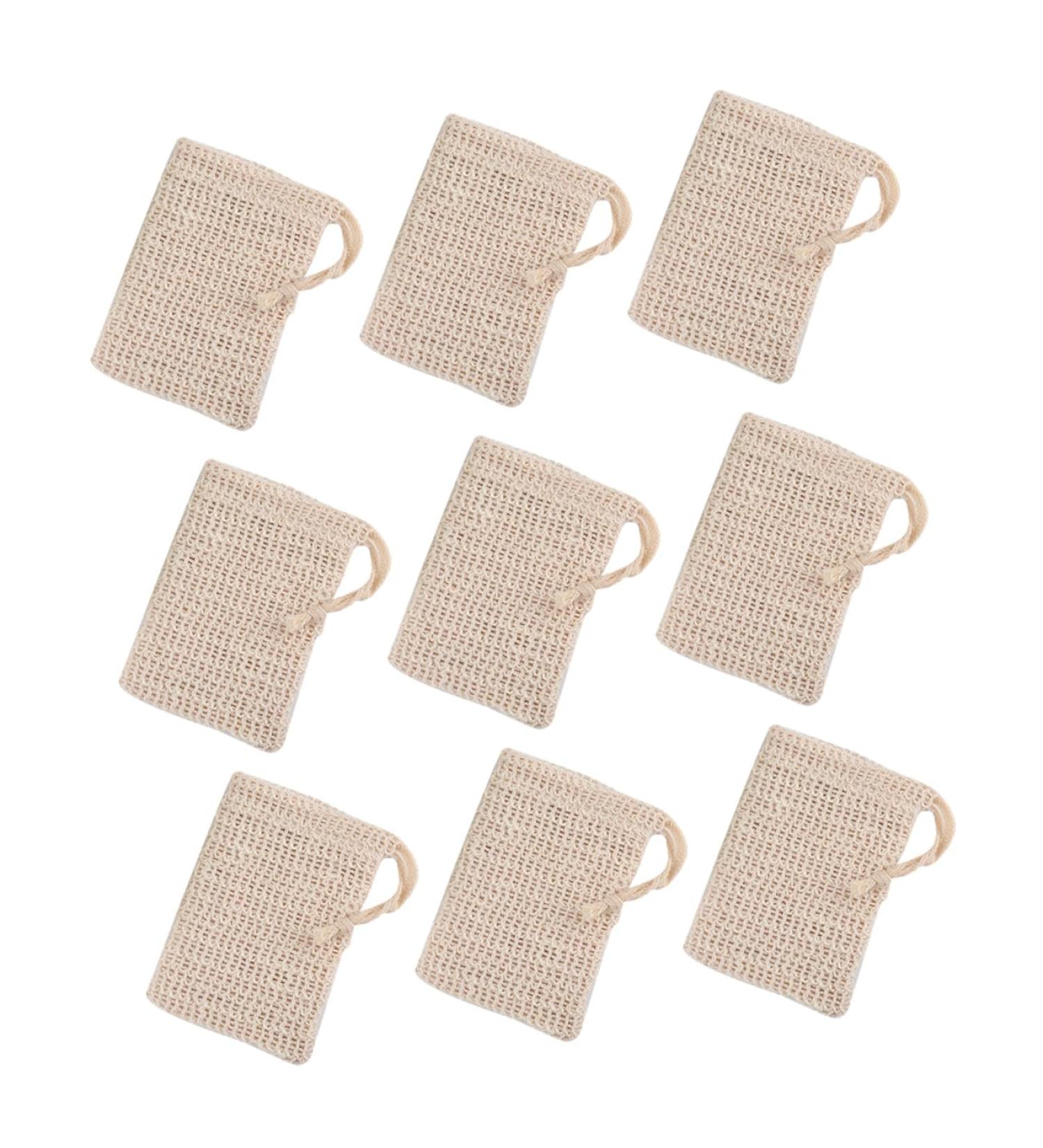 WOONEKY 20 Pcs Exfoliating Soap Pouch Homemade Soap Bath Sponges Soap Scrubber Pouch Soap Pouch for Shower - Buy Online on GoSupps.com