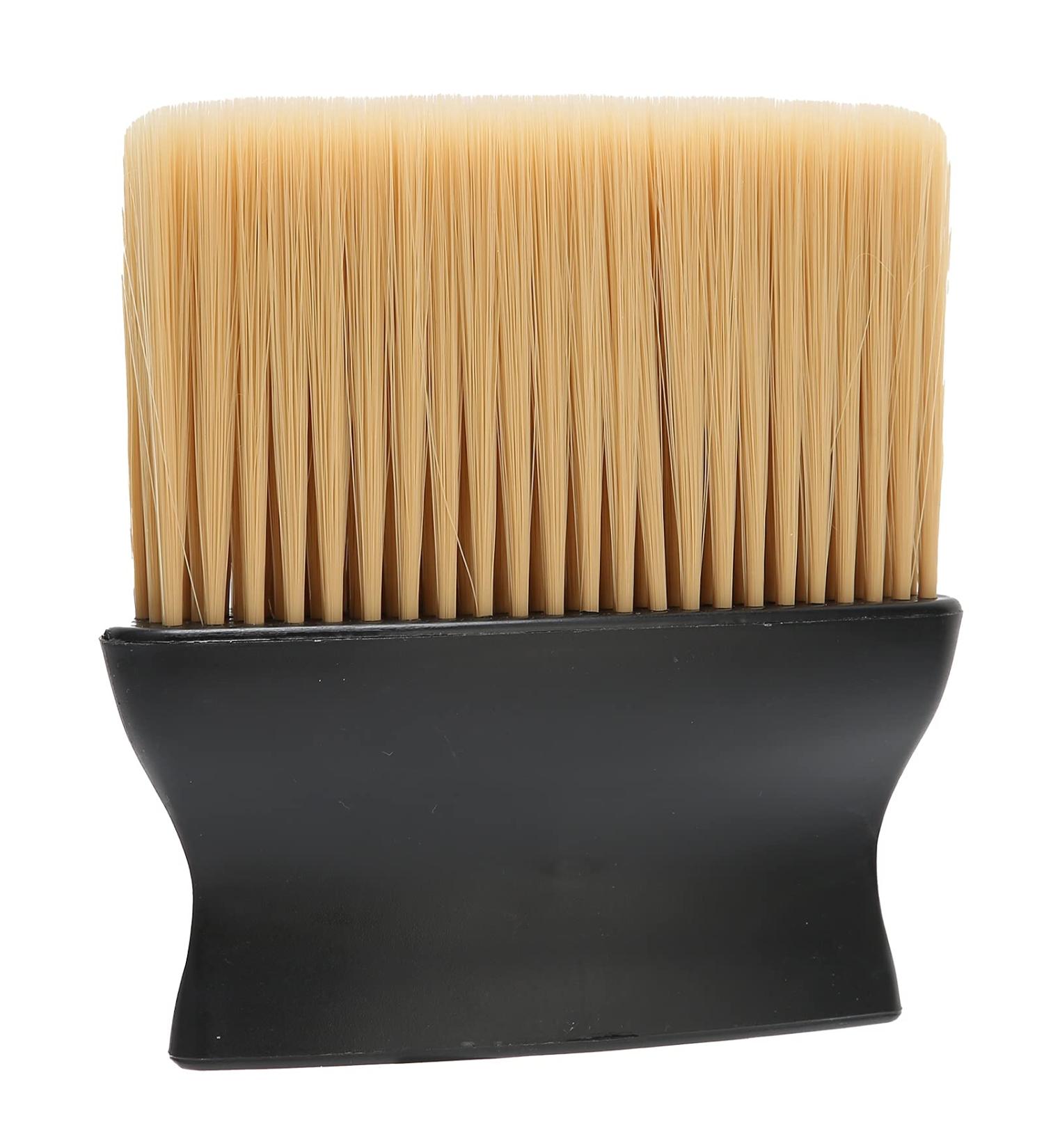Barber Duster Brush Neck Dust Brush Professional Neck Dust Brush ABS material Neck hair removal brush Soft neck cleaning brush for hairdresser Good flexibility(#1) - Buy Online on GoSupps.com