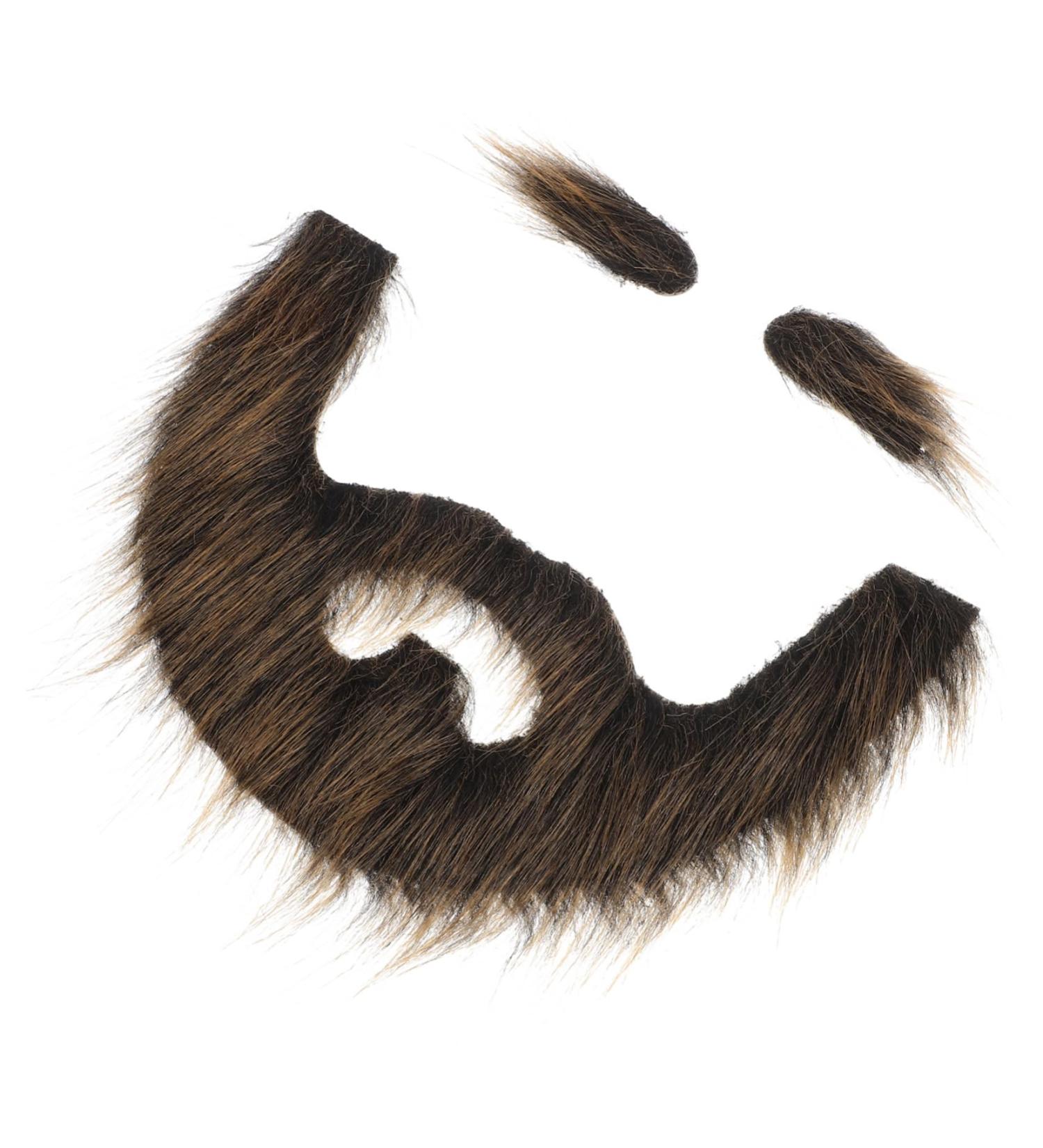 Mikinona 1 Set Beard Dress up Beard Fake Beards for Costumes Self Adhesive Beard DIY Fake Mustache Plush - Buy Online on GoSupps.com