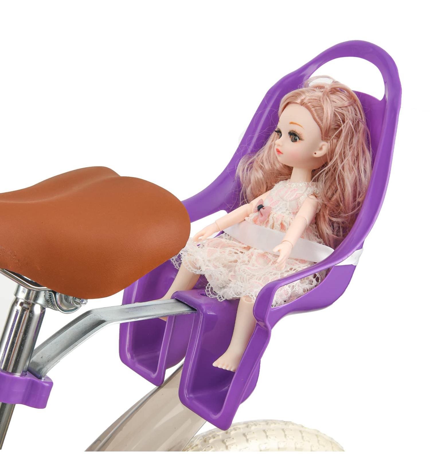 EIRONA Children's Bicycle Doll Seat DIY Sticker Accessory for Girls | Purple Bicycle Accessory - Buy Online on GoSupps.com