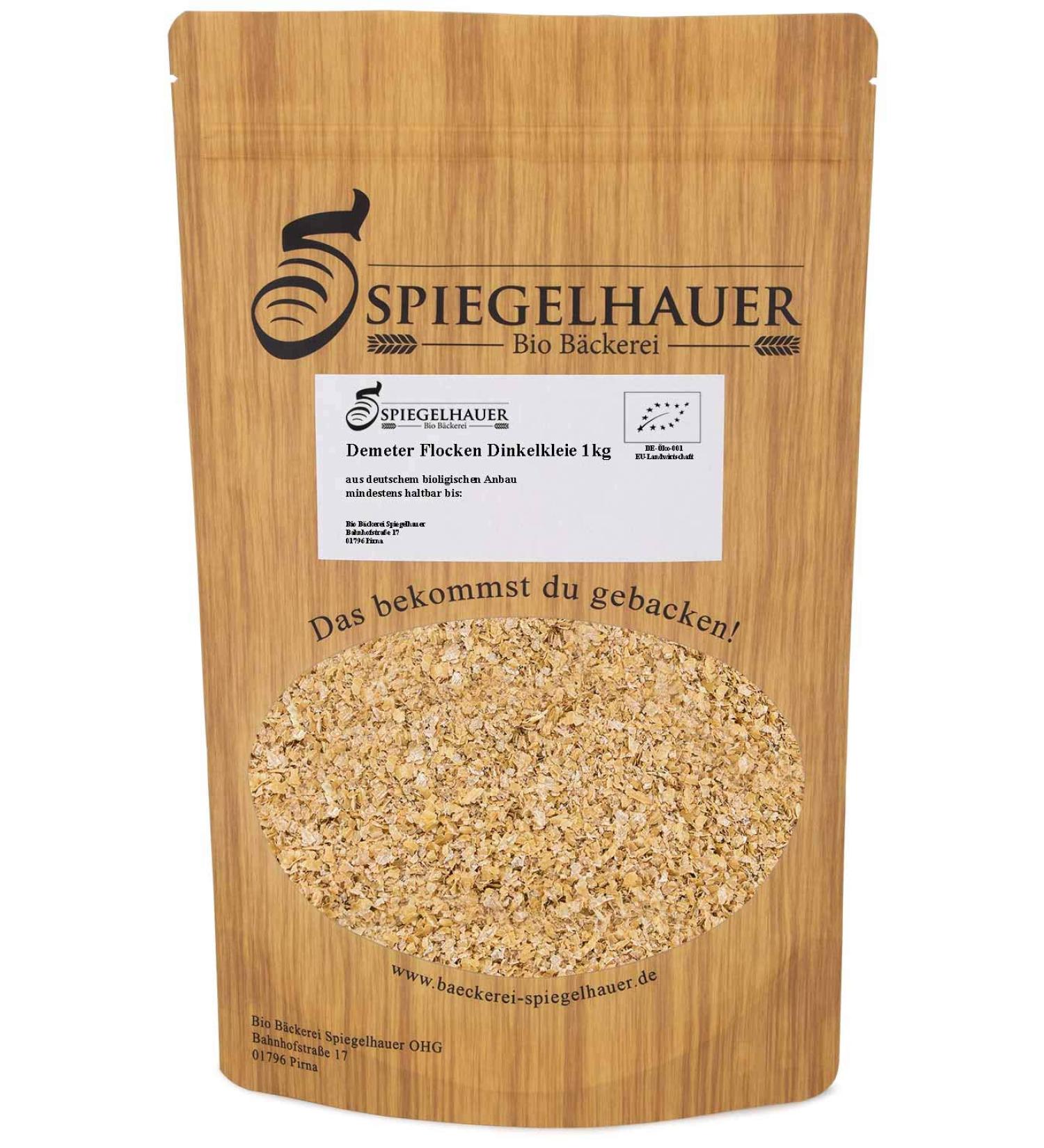  B ckerei Spiegelhauer B ckerei Spiegelhauer Organic spelt bran 1 kg of flakes of German spelled bran - Buy Online on GoSupps.com