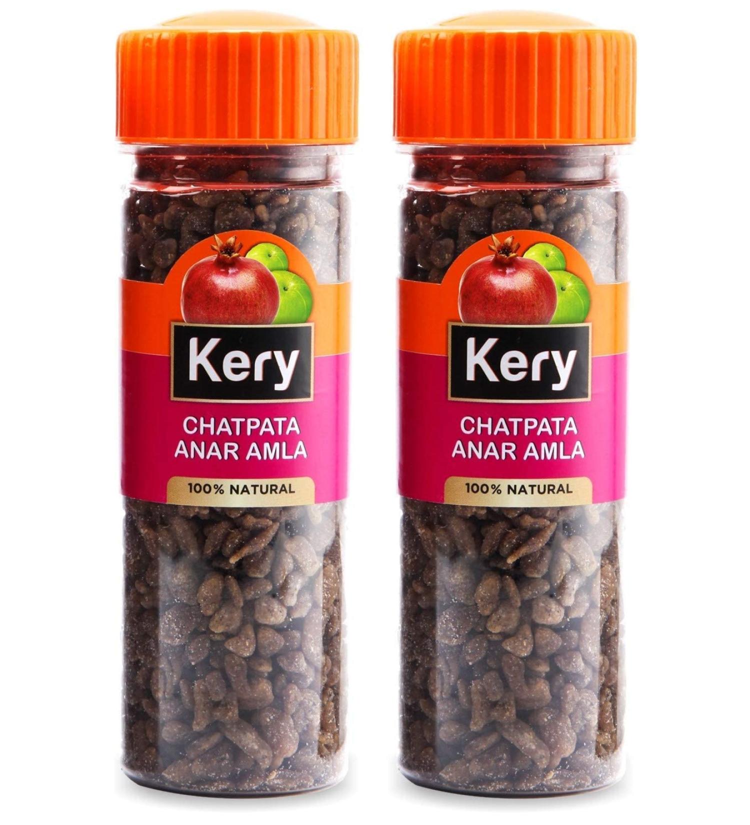 Kery Chatpata Anar Amla Mouth Freshener 2 Bottles 240g (Spicy Amla Candy Mukhwas )_Packing May Vary