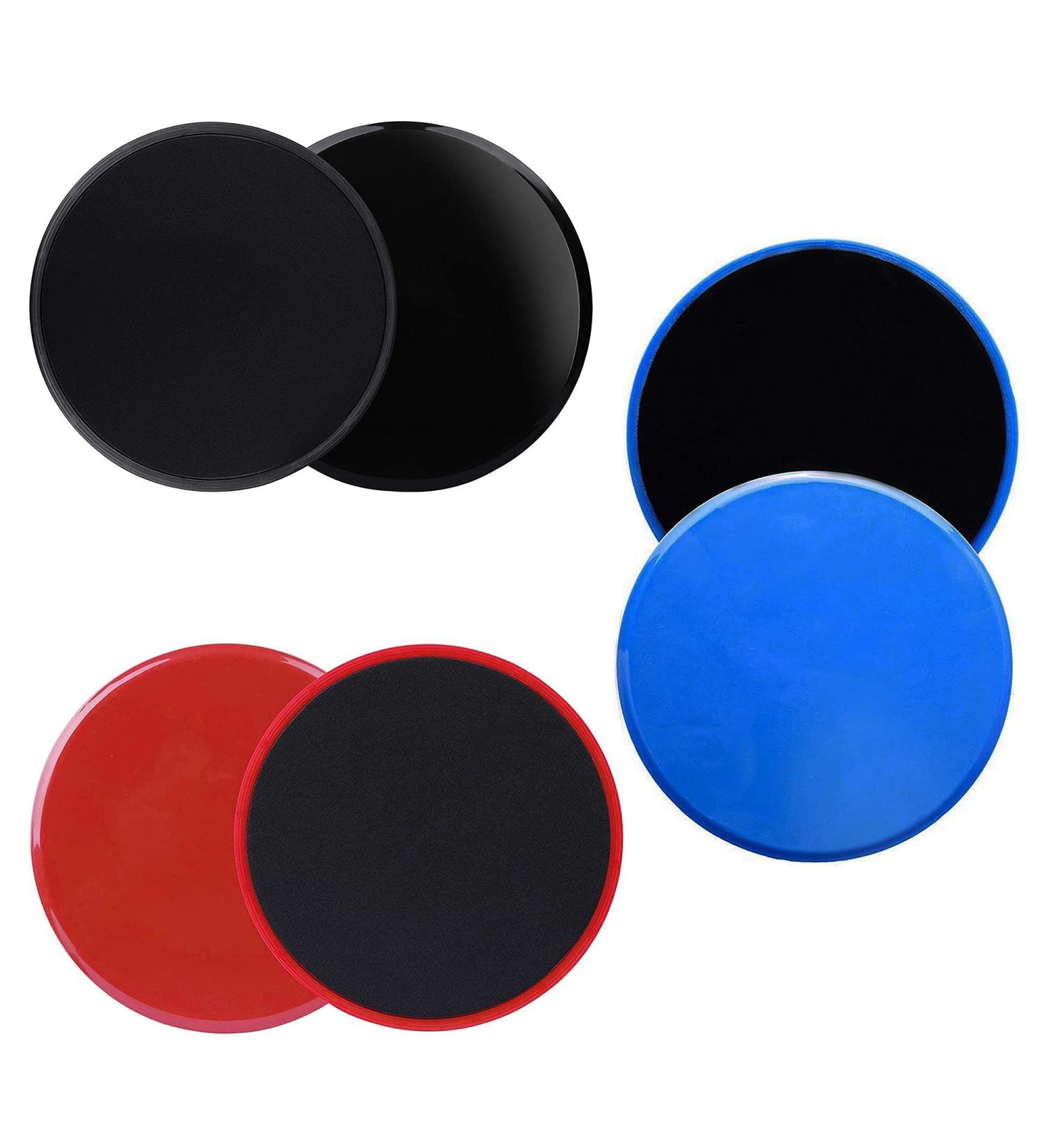 6 Pieces Fitness Disc Slides - Core Sliders for Gliding Strengthening & Yoga (3 Colors) | International Shipping - Buy Online on GoSupps.com