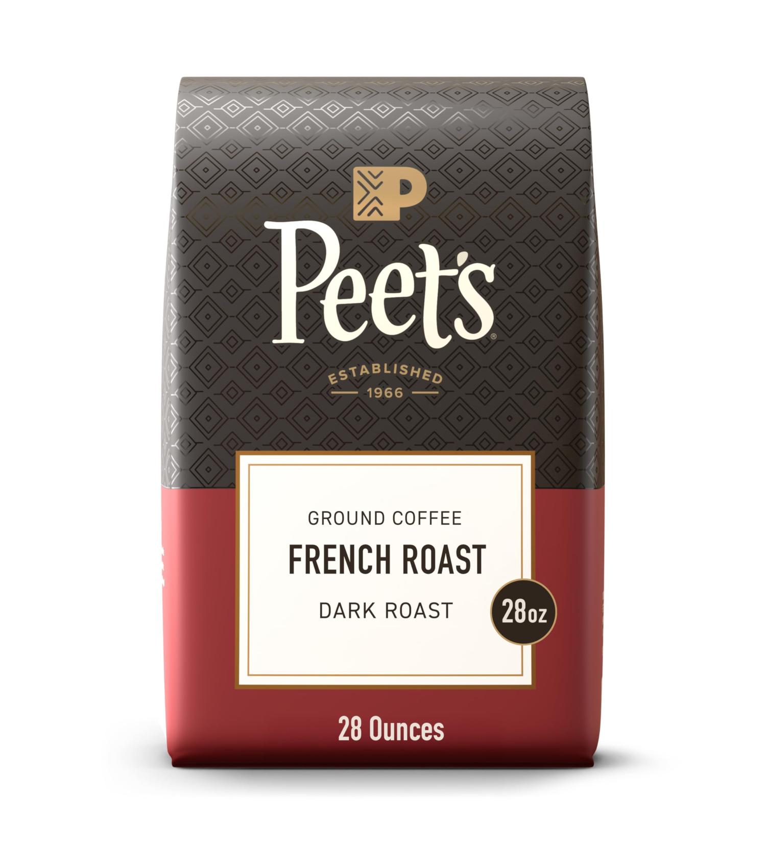 Peet's Coffee Caf moulu torr fi fonc French Roast Sac de 794 ml r ti fran ais 28 g (Lot de 1) - Buy Online on GoSupps.com