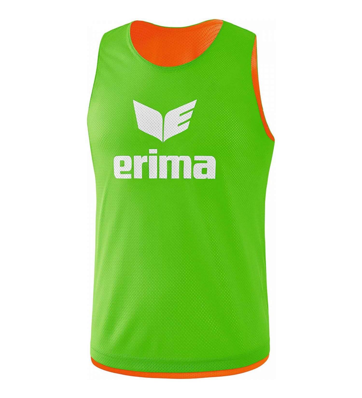 Erima Unisex Reversible Marking Shirt XS - Orange/Green | International Shipping Available - Buy Online on GoSupps.com