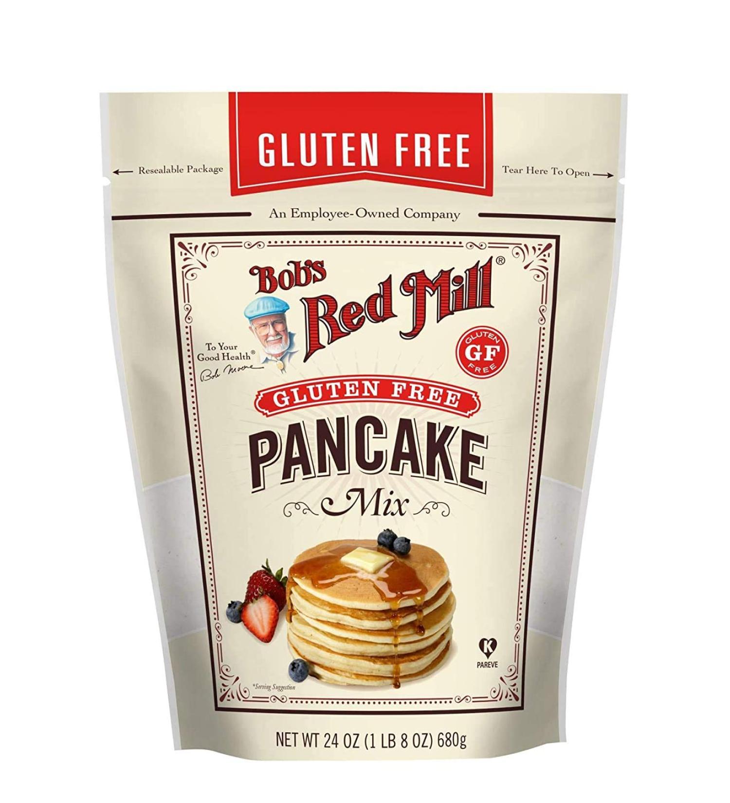 Bob's Red Mill Gluten Free Pancake Mix 24oz (Pack of 2) - 3lb Total - Non-GMO & Kosher - Breakfast Pancake Mix for Celiac Friendly Diet - Buy Online on GoSupps.com