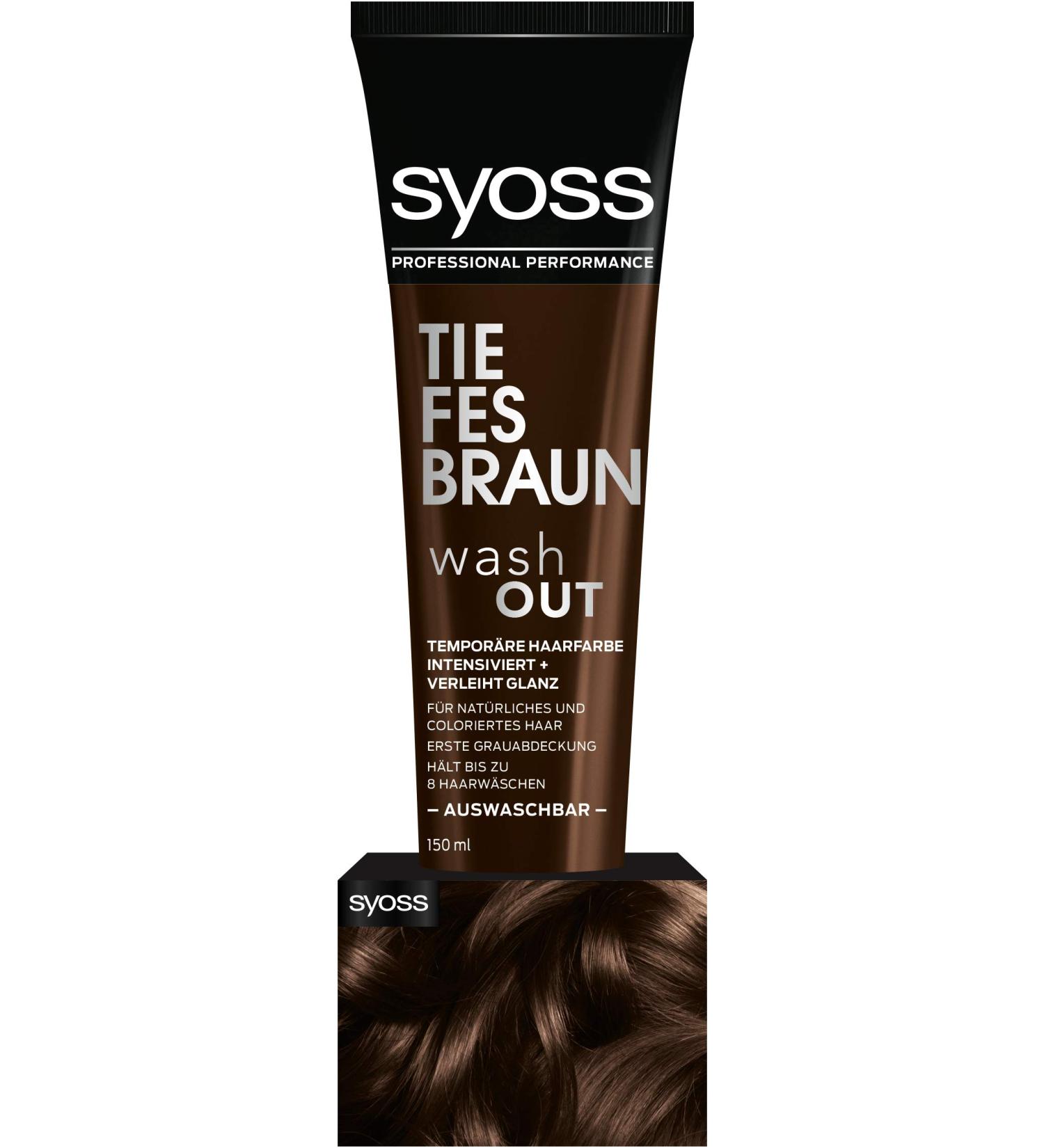 Syoss Wash Out Deep Brown Hair Color | Pack of 2 (2 x 150 ml) - International Shipping Available - Buy Online on GoSupps.com