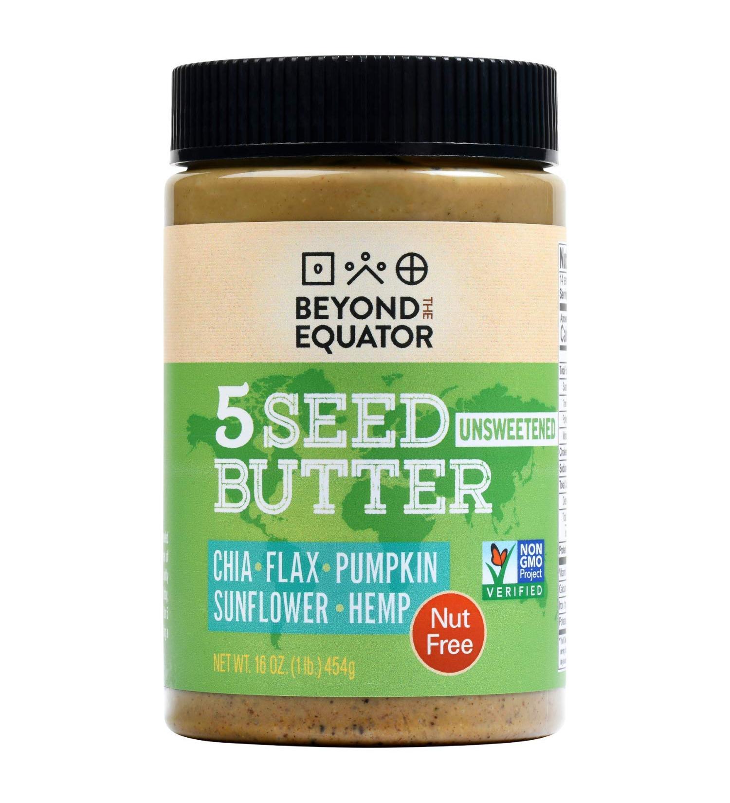 GoSupps.com - Beyond The Equator 5 Seed Butter Unsweetend 16 oz (454 g) - Buy Online on GoSupps.com