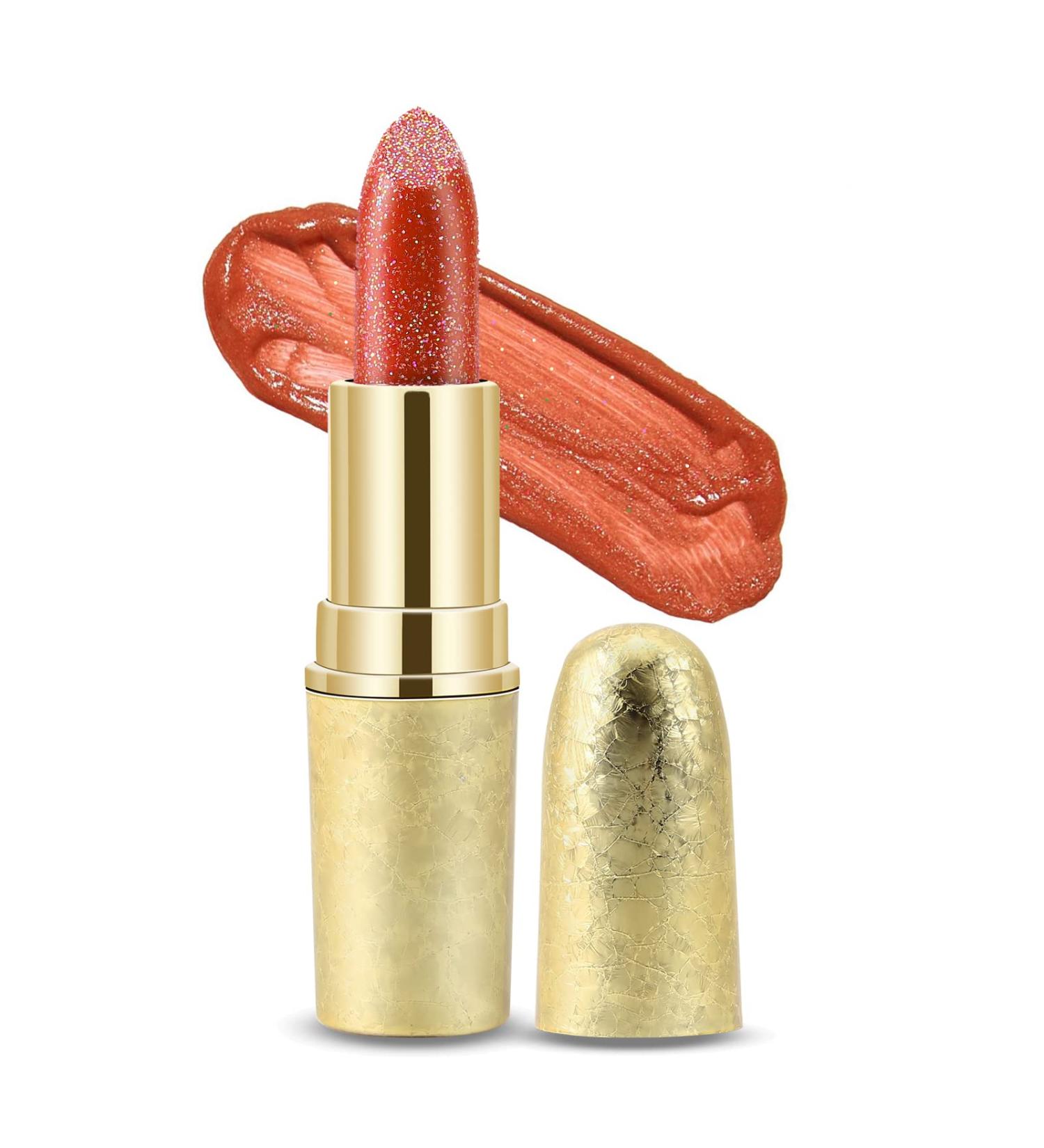 Boobeen Glitter Lipstick - Hydrating Metallic Lip Color for Women and Girls - Buy Online on GoSupps.com