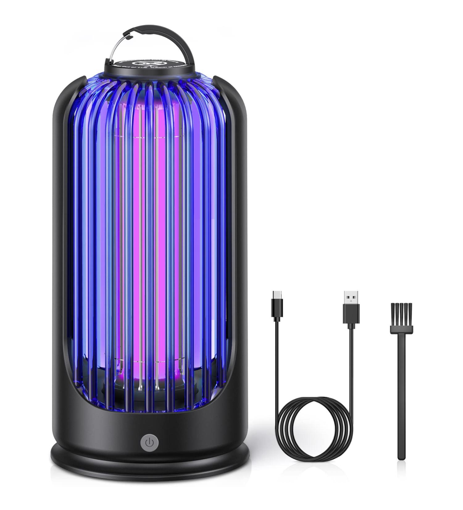 3600V Electric Bug Zapper - Indoor Outdoor Mosquito Killer with Waterproof Pest Control - 60inch USB Cable Included for Home, Patio, Backyard, Camping - Buy Online on GoSupps.com