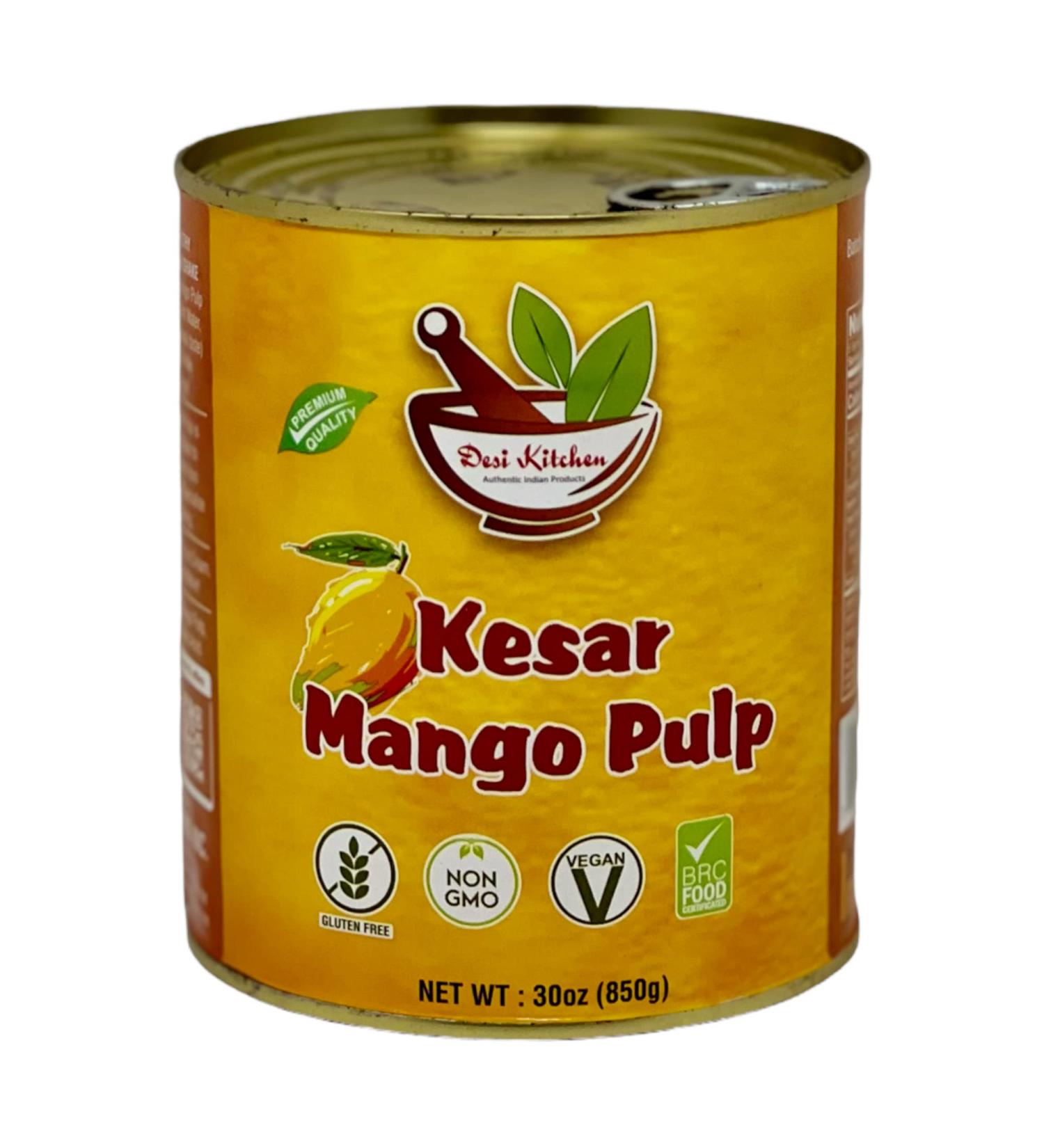 Rani Foods Inc Desi Kitchen Kesar Mango Pulp 30oz - Delicious Flavour | Buy Now - Buy Online on GoSupps.com