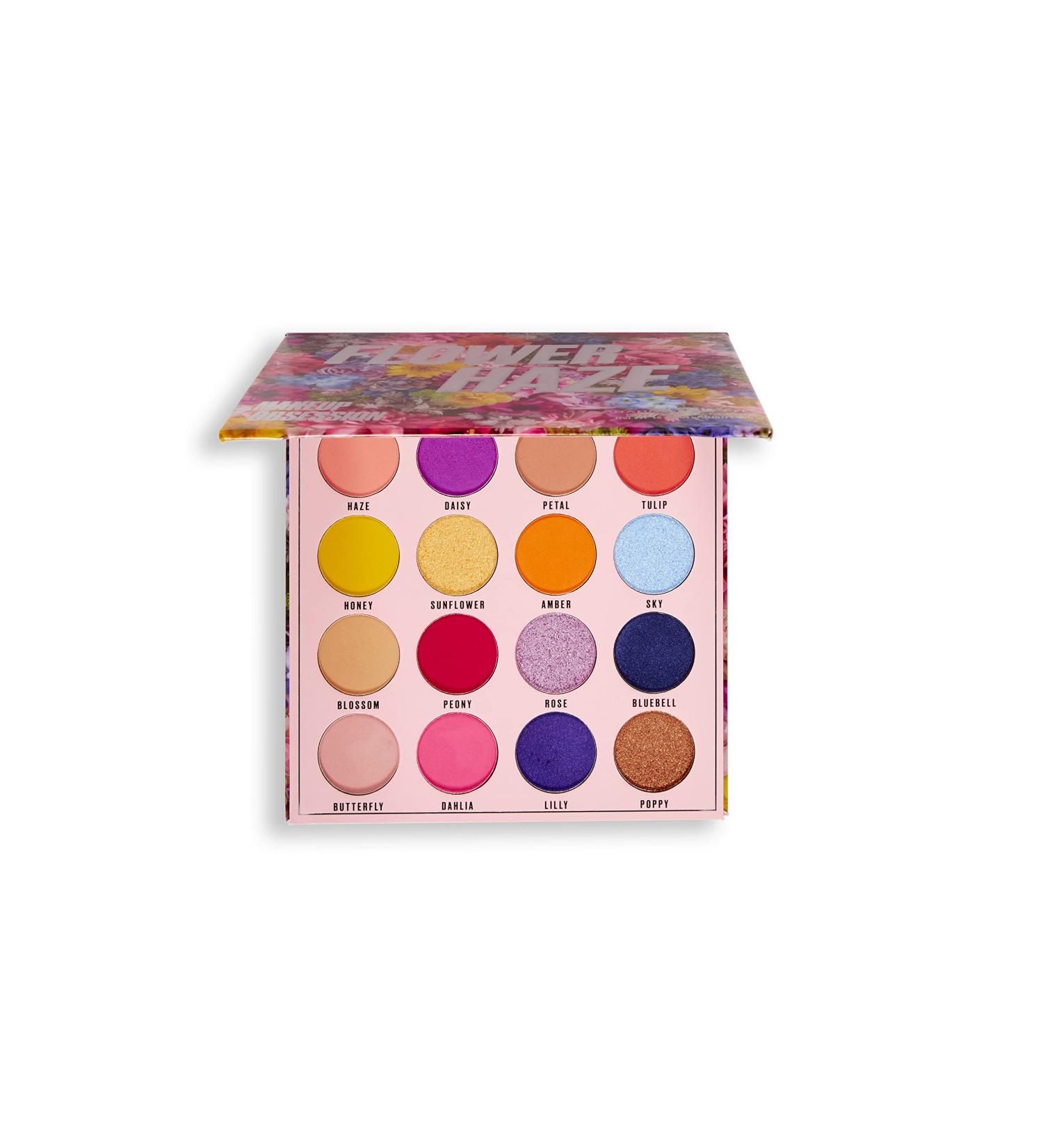Calvin Klein London Flower Haze Eyeshadow Palette 16 Shades 20.8g - Makeup Obsession - Buy Online on GoSupps.com