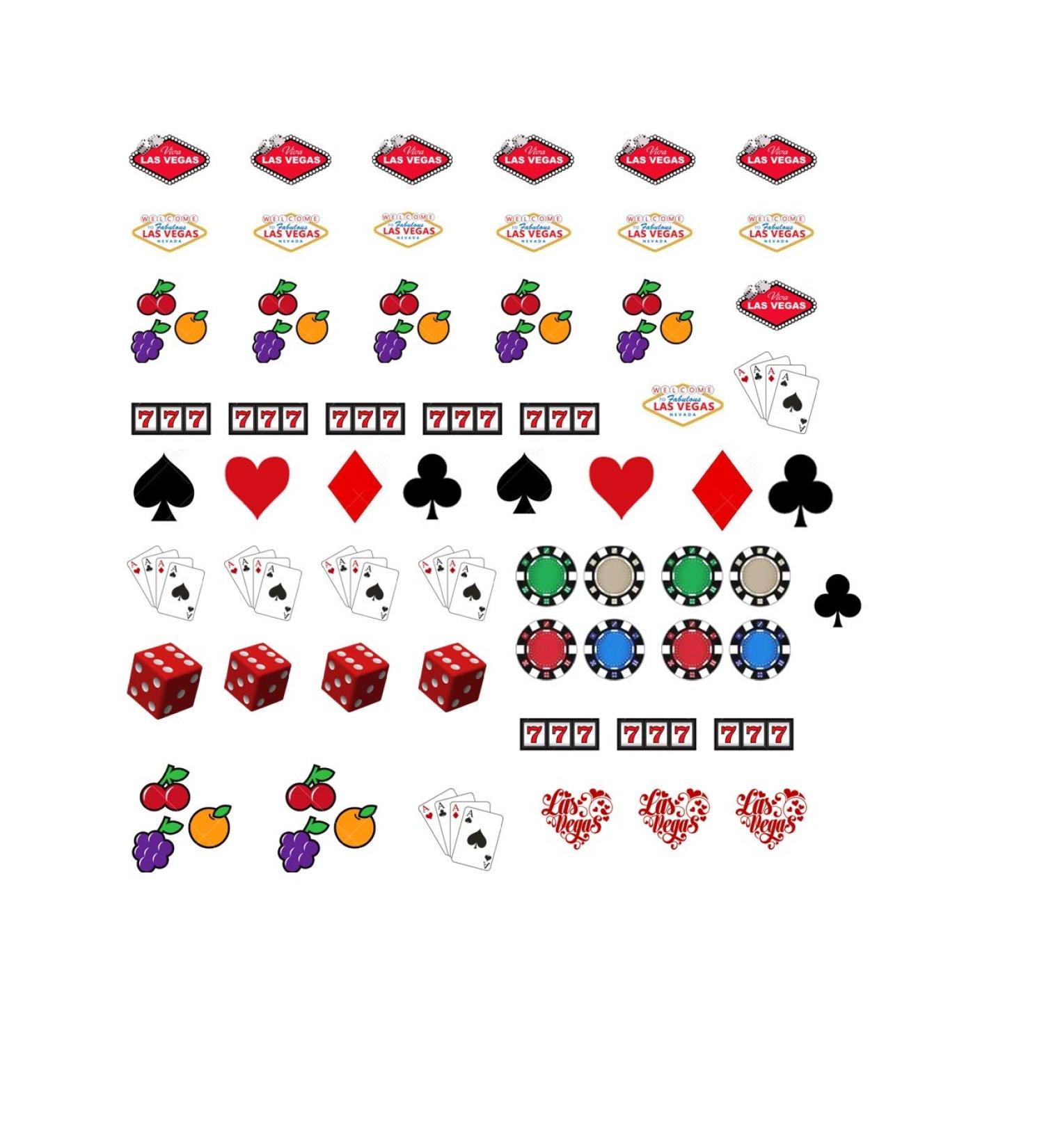 Casino Las Vegas Cards Collections (las vegas Water Nail Decals Art) - Buy Online on GoSupps.com