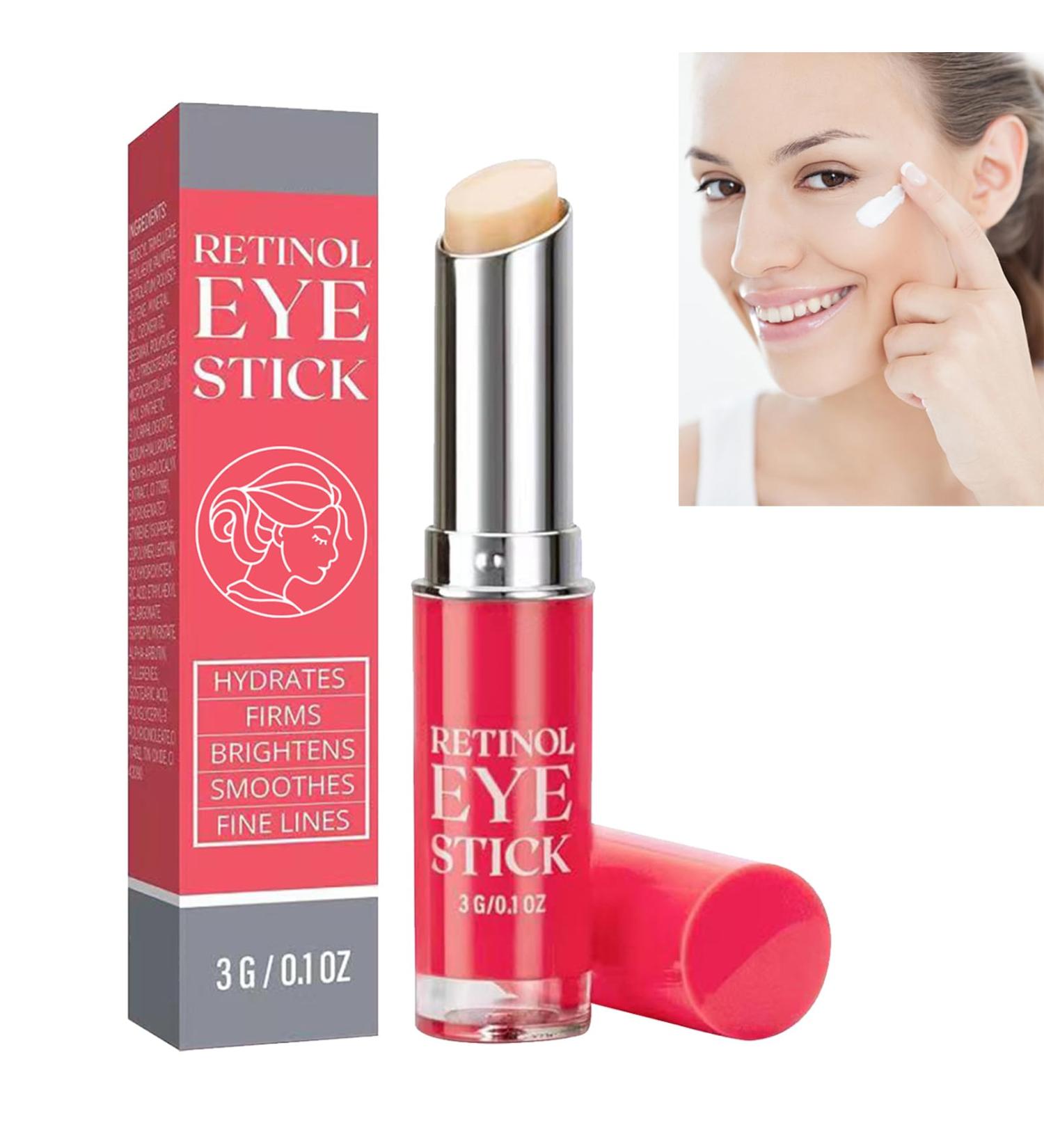 Retinol Eye Balm For Wrinkles Retinol Eye Balm Stick Retinol Eye Cream for Dark Circles and Puffy Eyes Reduces Fine Lines Retinol Eye Cream Under Eye Cream Anti Aging Retinol Eye Stick - Buy Online on GoSupps.com