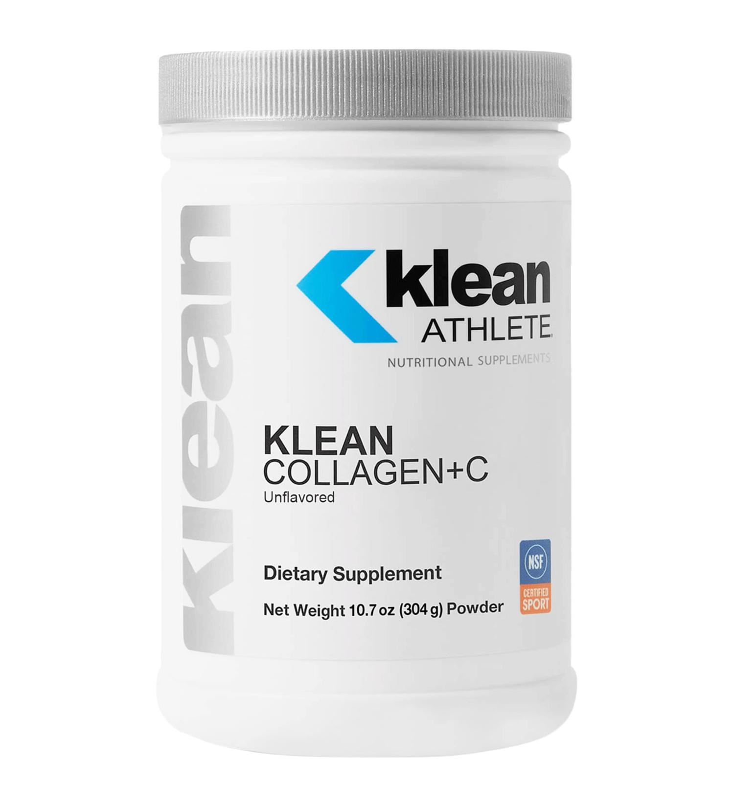 Klean Athlete Klean Collagen+C | Collagen Peptides with Vitamin C for Joint and Connective Tissue Support | 10.7 Ounces | Unflavored - Buy Online on GoSupps.com