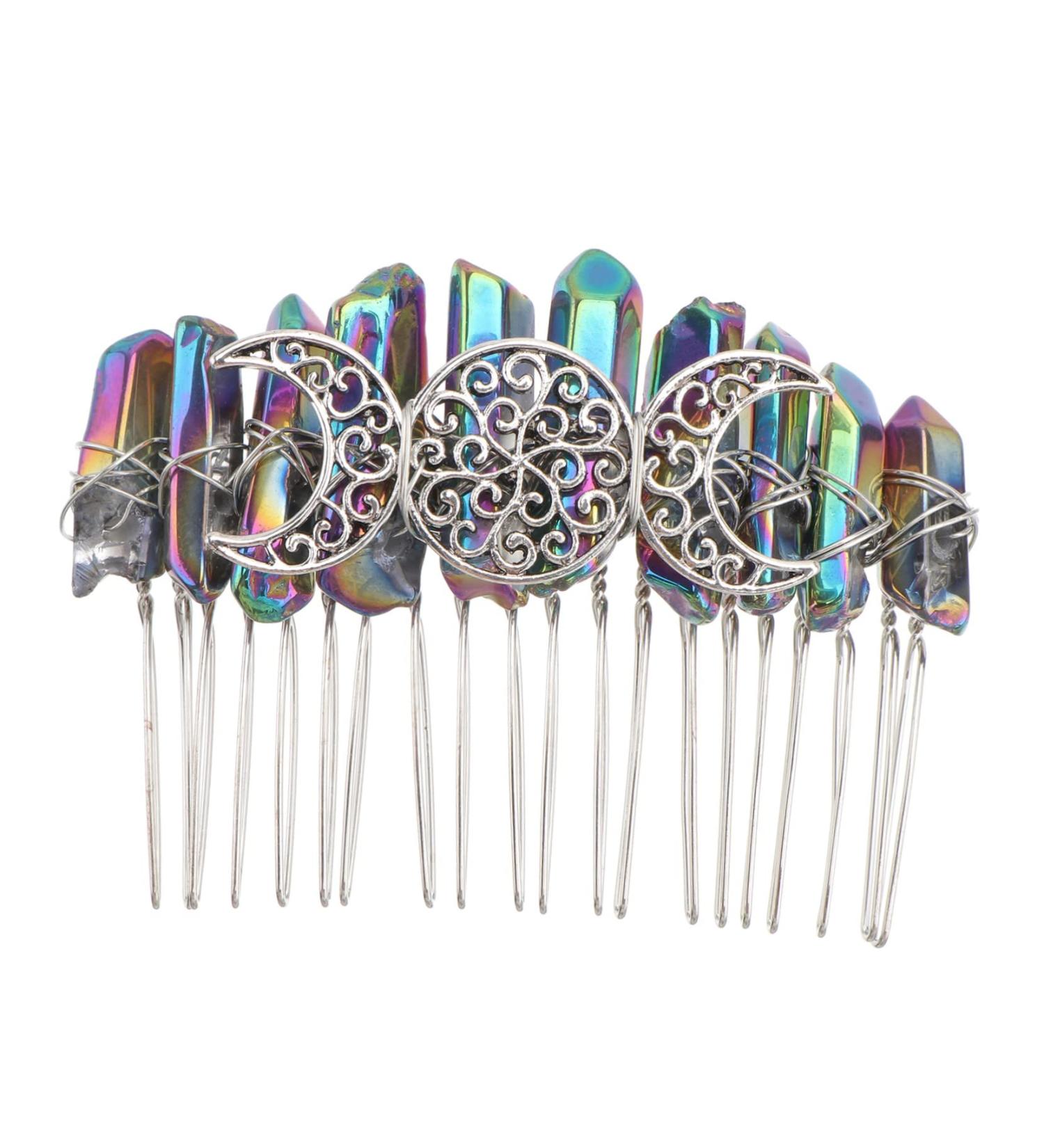 FRCOLOR 1pc Niang Silver 20-tooth Hair Comb Pearl Headpiece Hair Accessory Wedding Hair Comb Hair Decorations for Women Grey Lace Front Wigs Mermaid Clip Tie up Copper Wire Bride The Witch - Buy Online on GoSupps.com