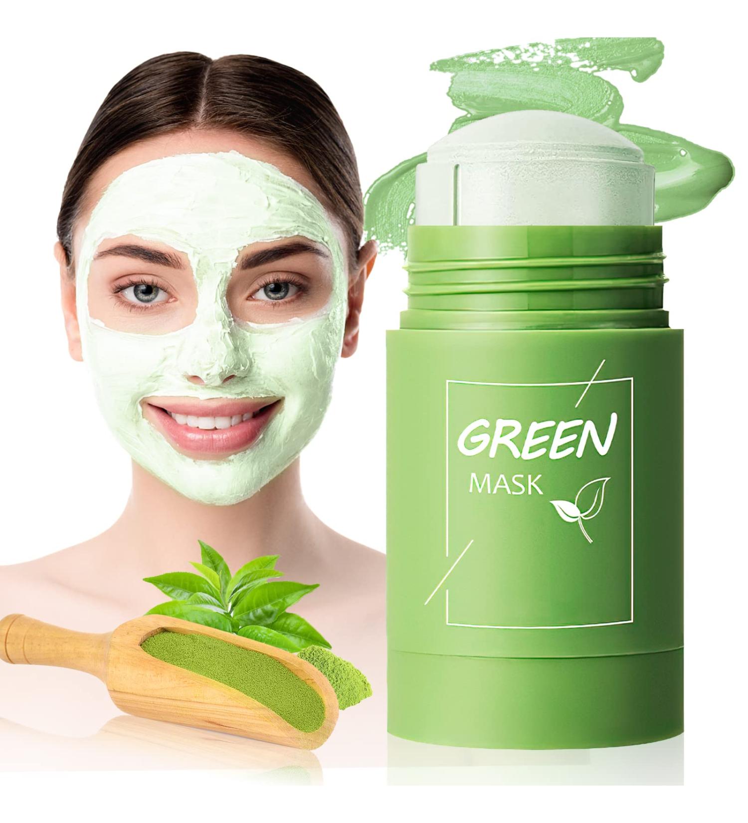 Green Tea Deep Cleanse Mask Stick - Blackhead Remover for Face - Purifying Clay Mask for All Skin Types - Oil Control Acne Remover - 1 PCS - Buy Online on GoSupps.com