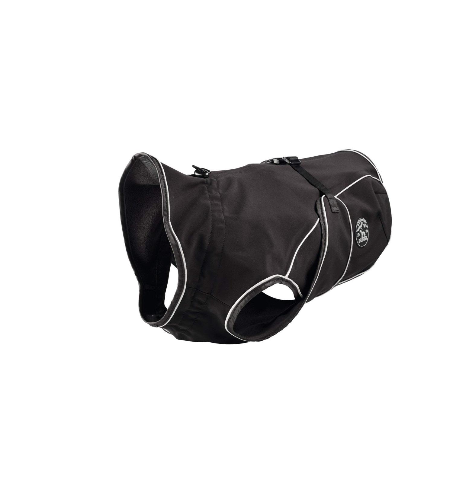 HUNTER Uppsala Softshell Dog Coat - Functional & Stylish Black Jacket for Dogs Size 55 - International Shipping Available - Buy Online on GoSupps.com
