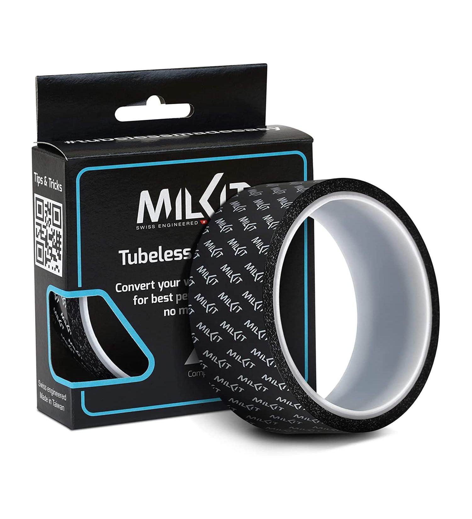 Buy milKit Tubeless Rim Tape - 28 Inch Rim Protection for Road Bikes MTB & Gravel - 10m x 25mm | International Shipping - Buy Online on GoSupps.com