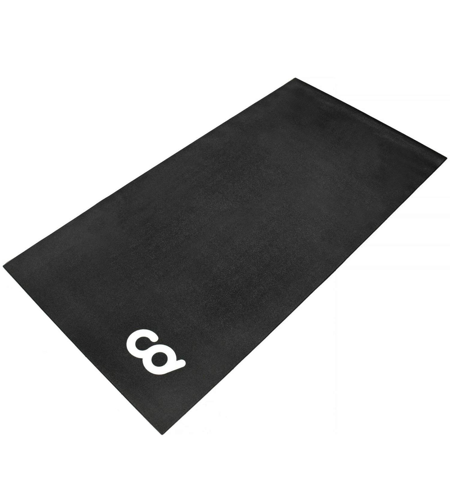 CyclingDeal Bike Trainer Floor Mat - 30 x 60 Thick Gym Flooring for Indoor Cycles & Steppers - Buy Online on GoSupps.com