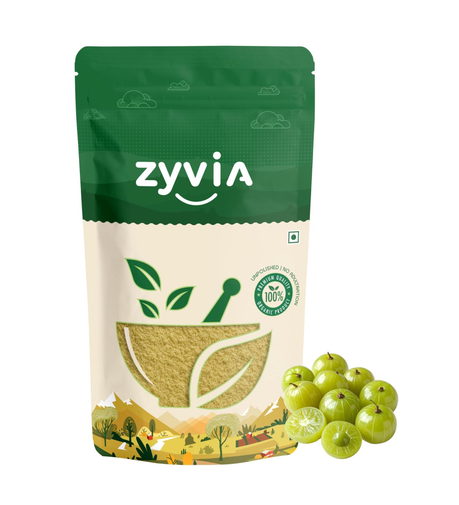 Amla Powder for Hair Growth & Skin Care | 100% Pure & Natural | Unpolished Herbal Powder (3.5 Ounces) 3.5 Ounce (Pack of 1) - Buy Online on GoSupps.com