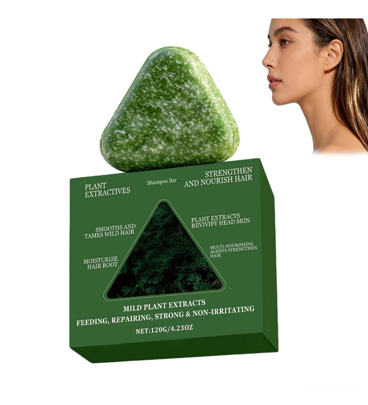 XUSHAOLUN Natural PlantBased Soap Shampoo Triangular Solid Cleansing Soap for Hair TravelFriendly Nourishing Gentle Solid Shampoo Cleansing and Gentle Care 1 Piece 1 Piece - Buy Online on GoSupps.com