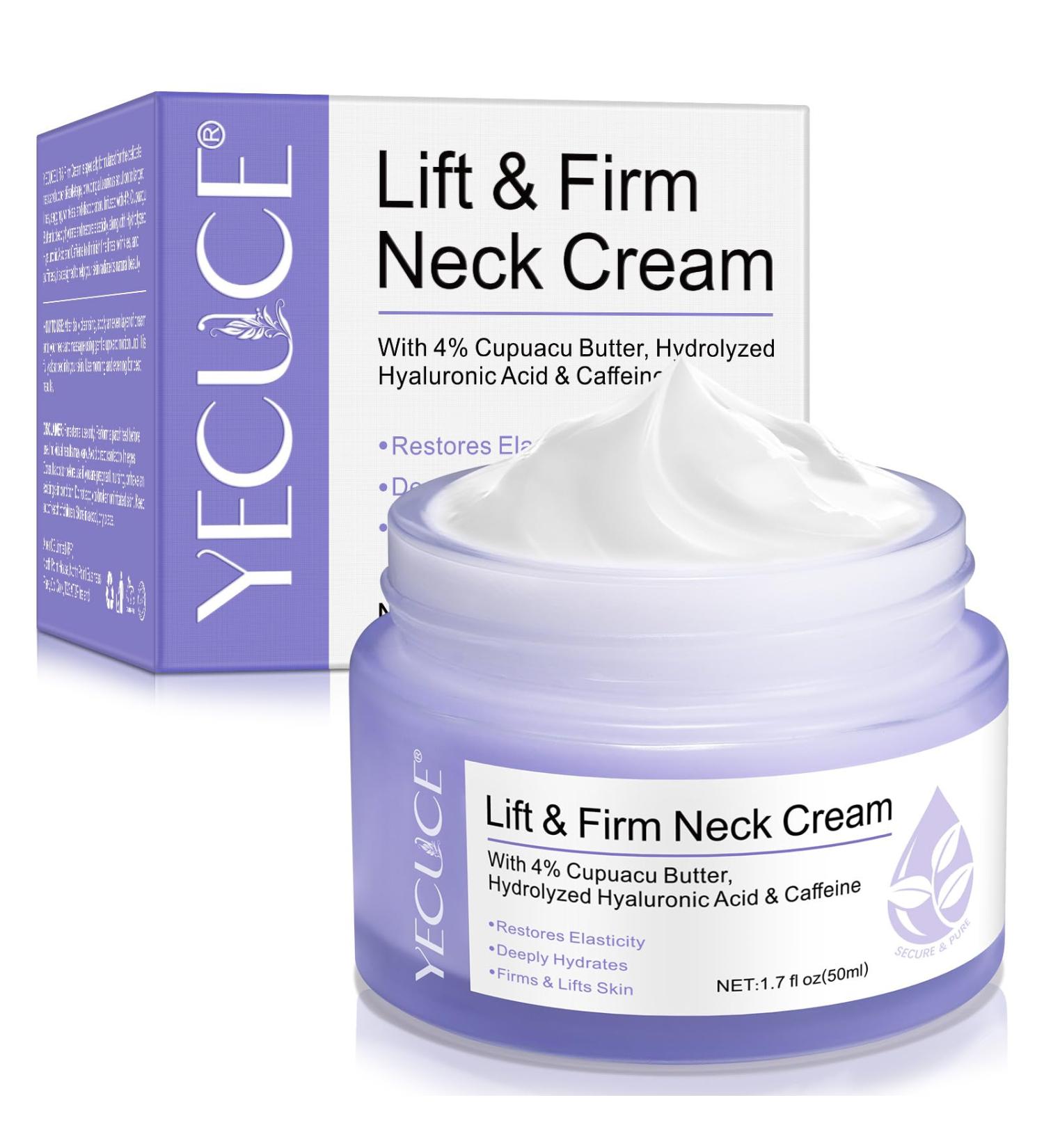  CiAIplw Firming Neck and Decollete Cream Anti-Aging Moisturizing Neck for Tightening Sagging Skin Lift Neck & Decollete Cream to Reduce Wrinkles and Fine Lines Repair Cream 50ml - Buy Online on GoSupps.com