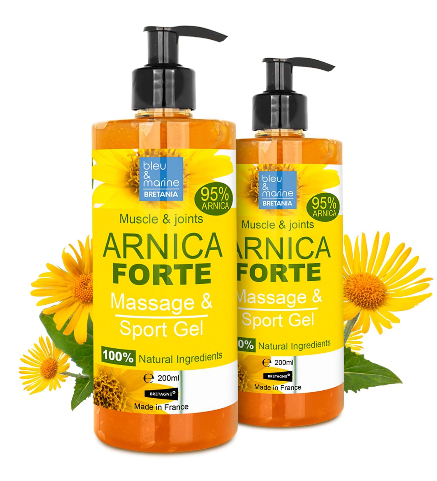 Arnika Gel Forte 90% - Natural Muscle & Joint Balm | Miracle Sports Gel for Preparation & Aftercare | 2 x 200 ml - Buy Online on GoSupps.com