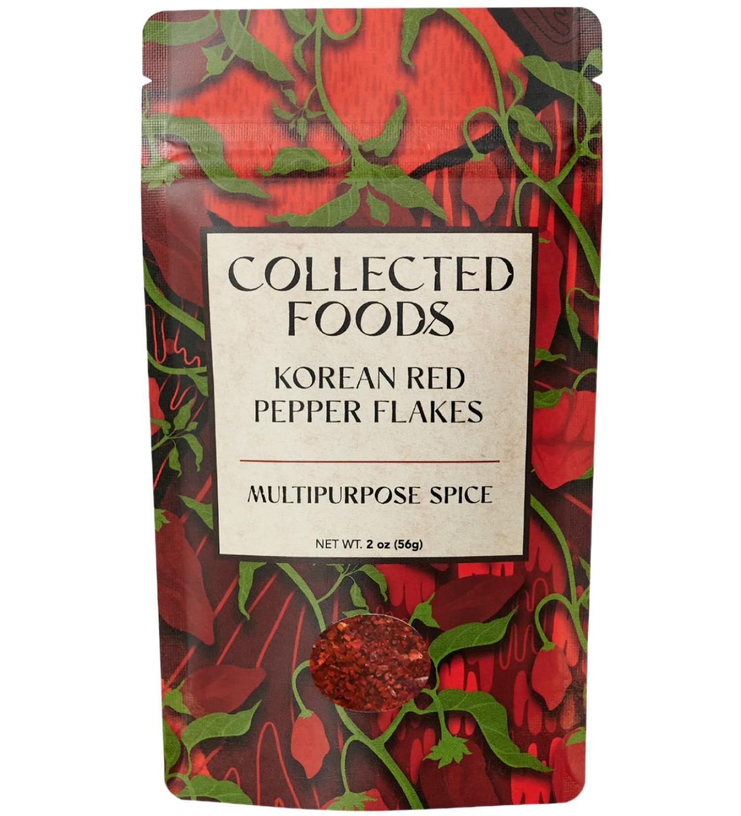 Premium Gochugaru Korean Red Pepper Flakes - 2 oz | Sun Dried Chili Peppers - Buy Online on GoSupps.com