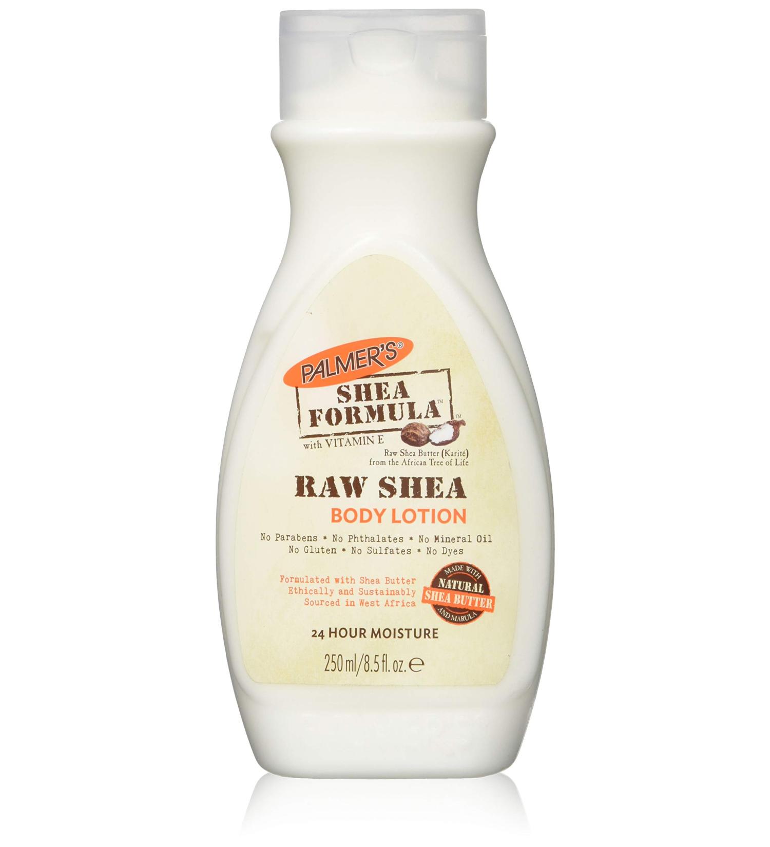 Palmer's Raw Shea Body Lotion 8.5 oz - Unisex Hydrating Moisturizer for All Skin Types - Buy Online on GoSupps.com