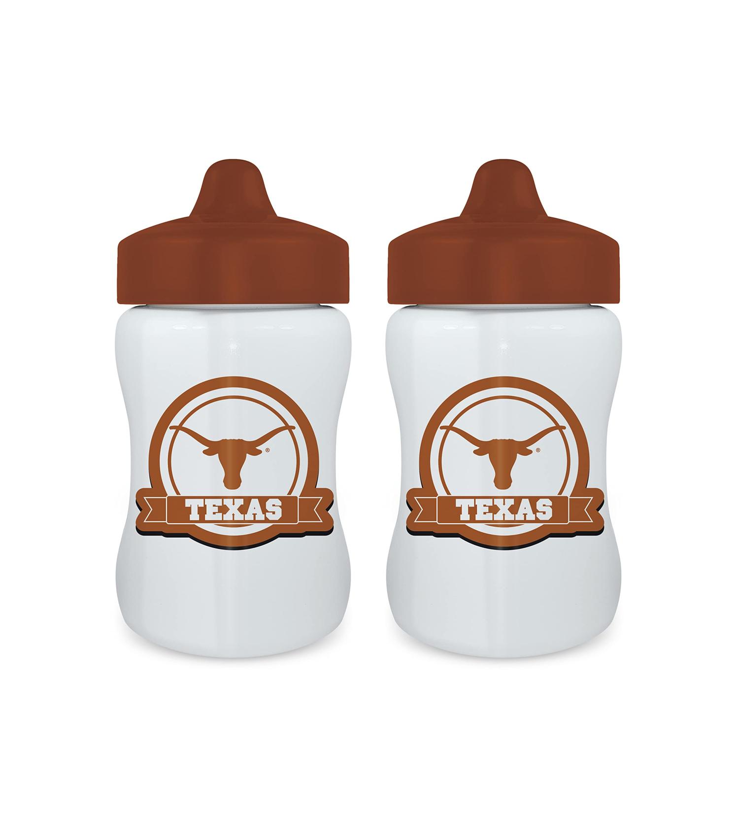 Baby Fanatic NCAA Texas Longhorns Unisex UTX222Sippy Cup (2 Pack) - Texas University of See Description See Description