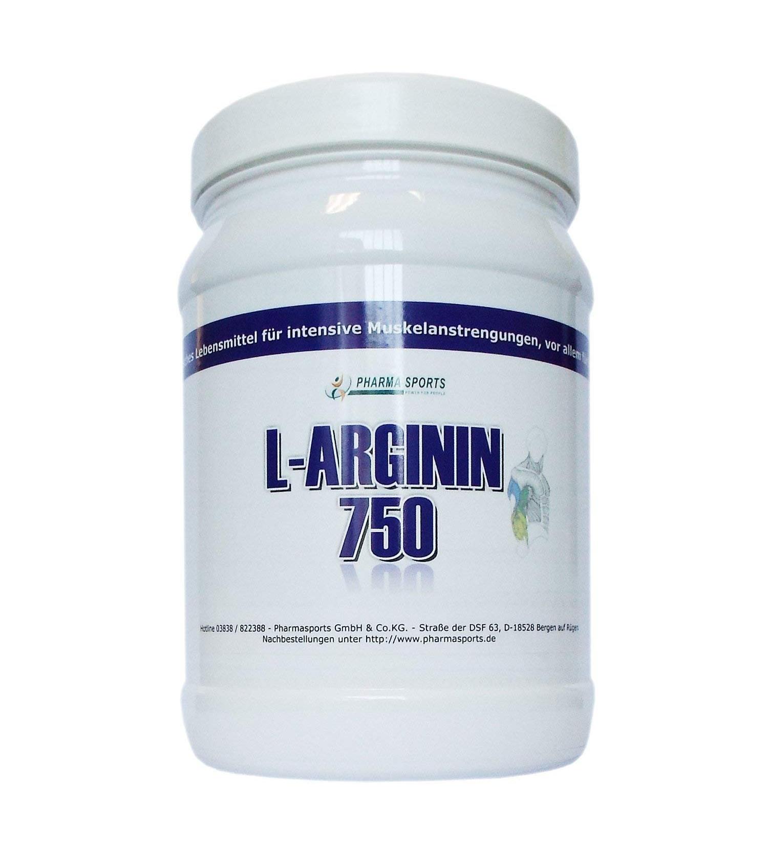 L-Arginine 750 Powder - Premium Quality Plant Fermentation - 750g Can - International Shipping Available - Buy Online on GoSupps.com
