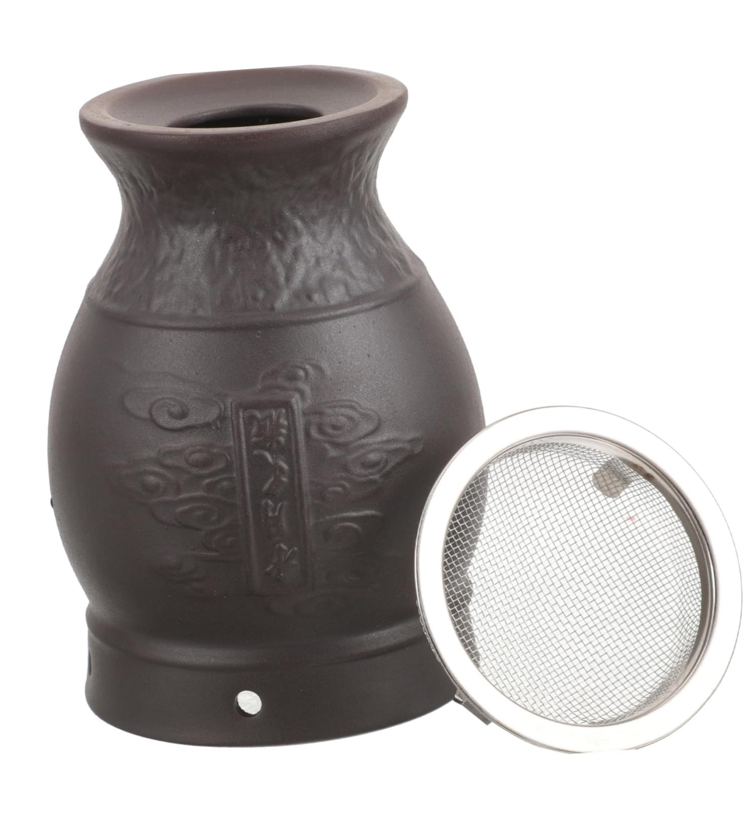 Buy Healvian 2 Sets Relaxation Tool - Ceramic Moxibustion Massage Cup & Moxibustion Box for Stress Relief | International Shipping - Buy Online on GoSupps.com