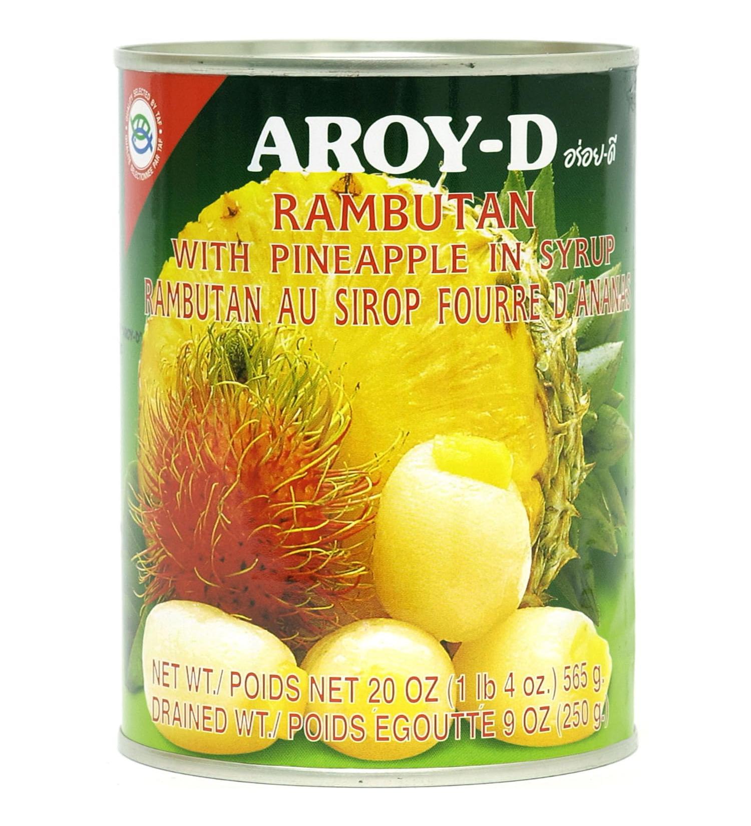 AROY-D Ramboutan/d'Ananas au Sirop 0.56 kg 1 Unit Petit - Buy Online on GoSupps.com