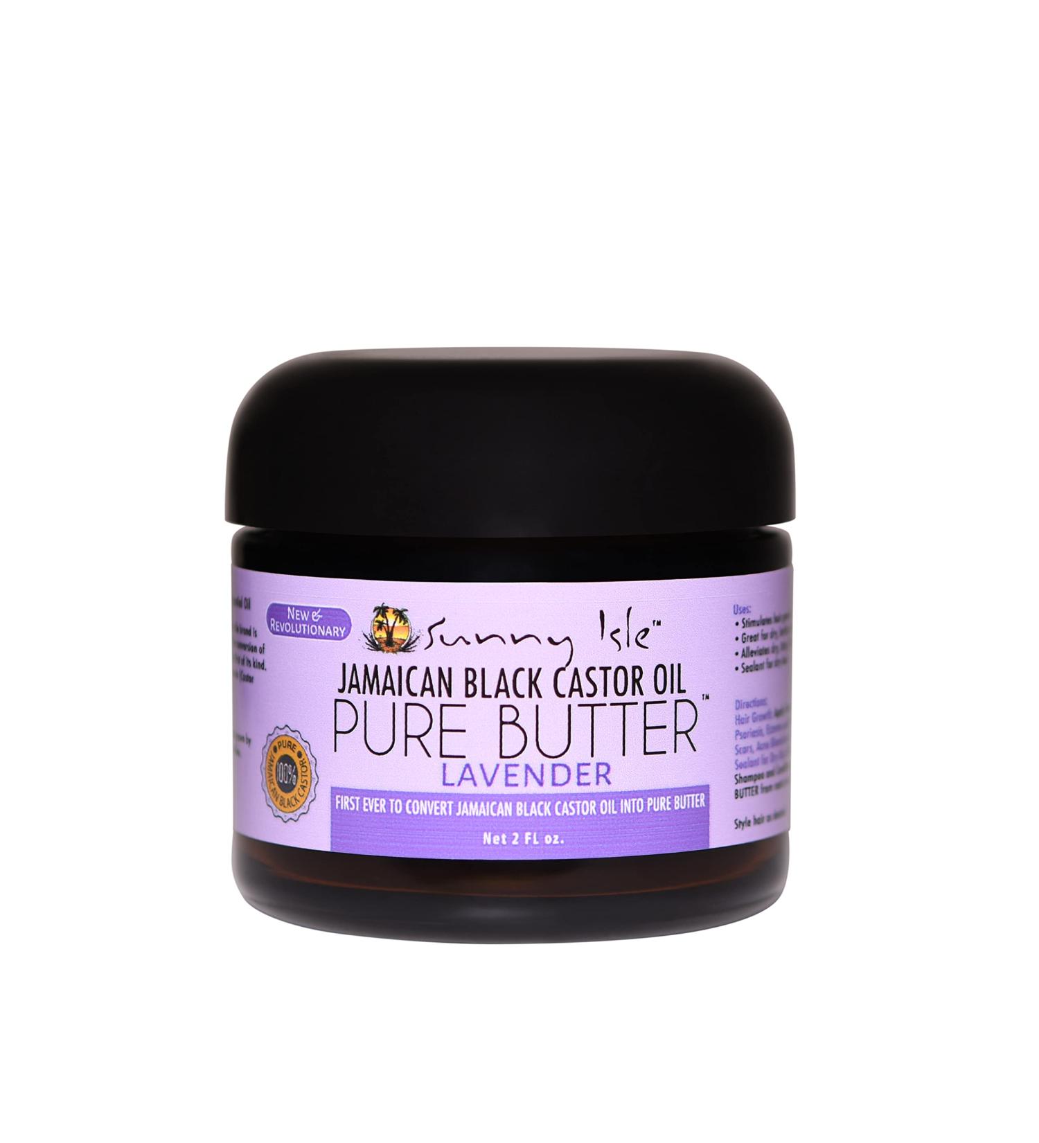 Sunny Isle Jamaican Black Castor Oil Pure Butter Lavender 2 fl oz