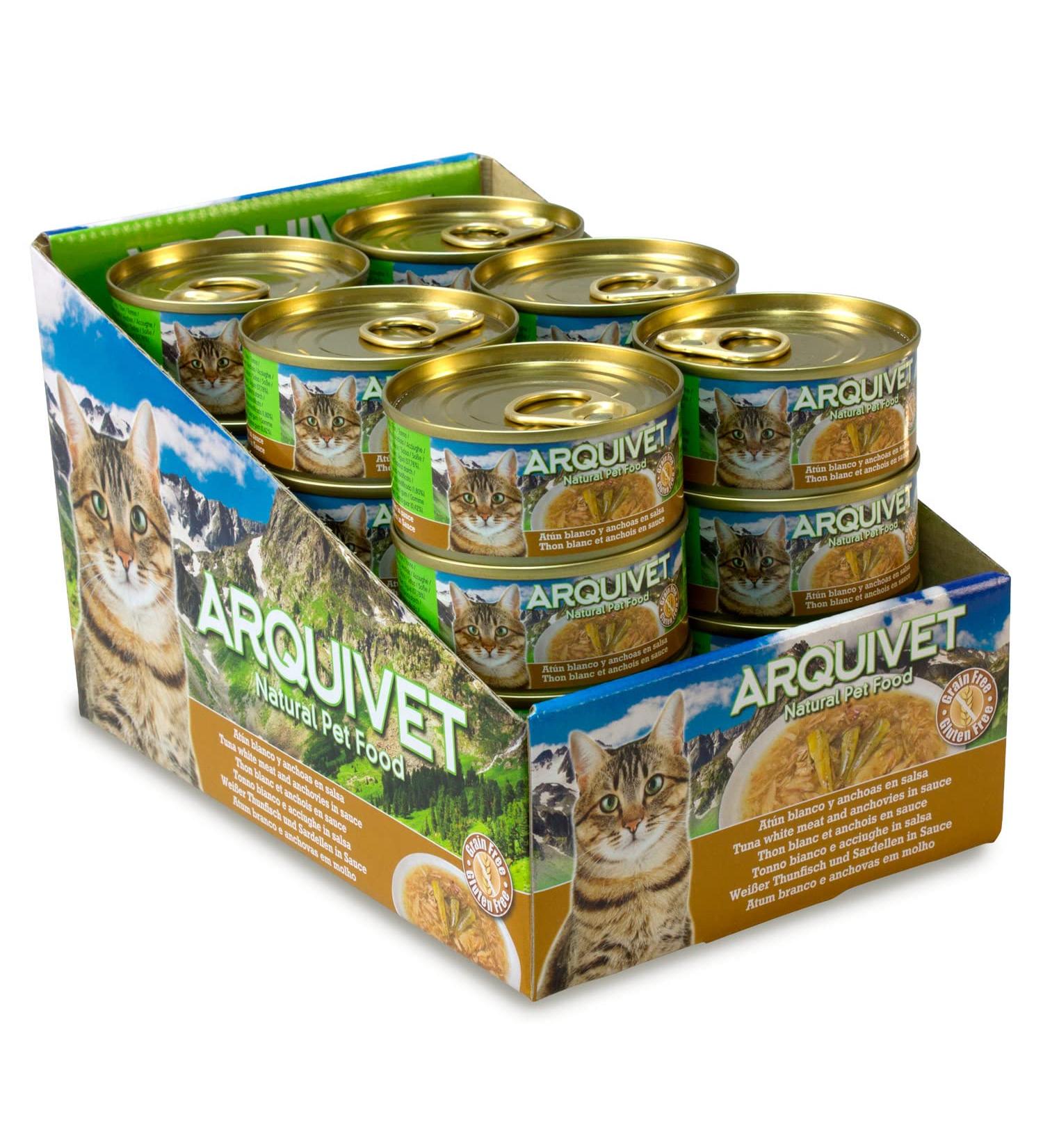 ARQUIVET Pack 24 units. White tuna and anchovy in sauce - Gourmet food made from 100% natural ingredients - Pack 24 units - 8 - Buy Online on GoSupps.com
